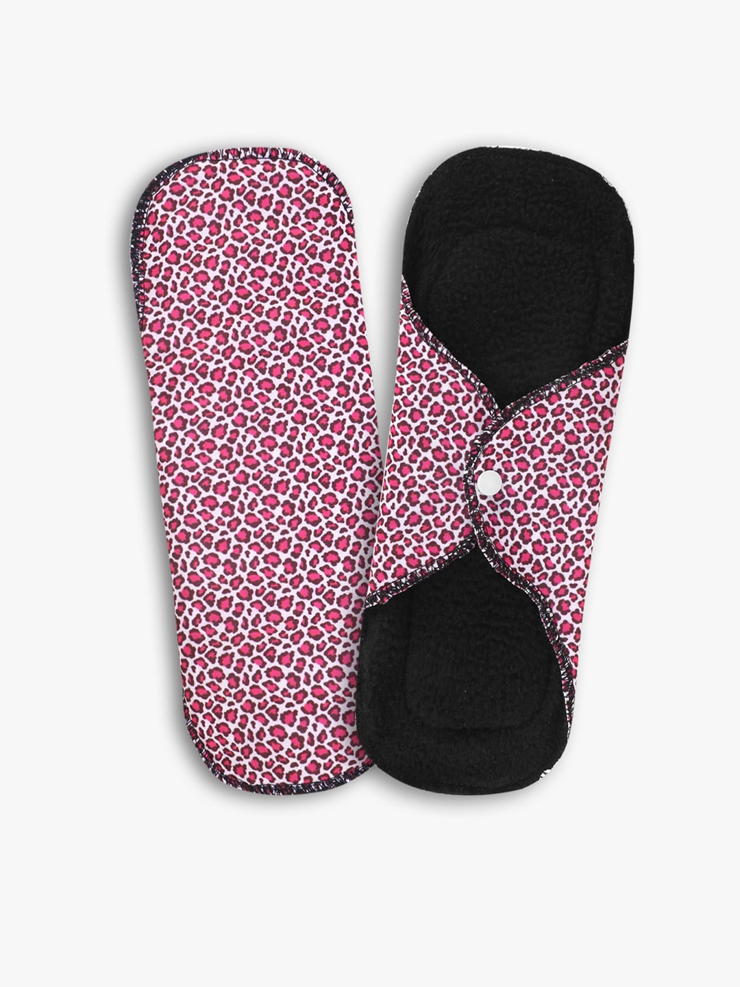 

CareDone 2-Pcs Absorbent Reusable Cloth Sanitary Pads, Black