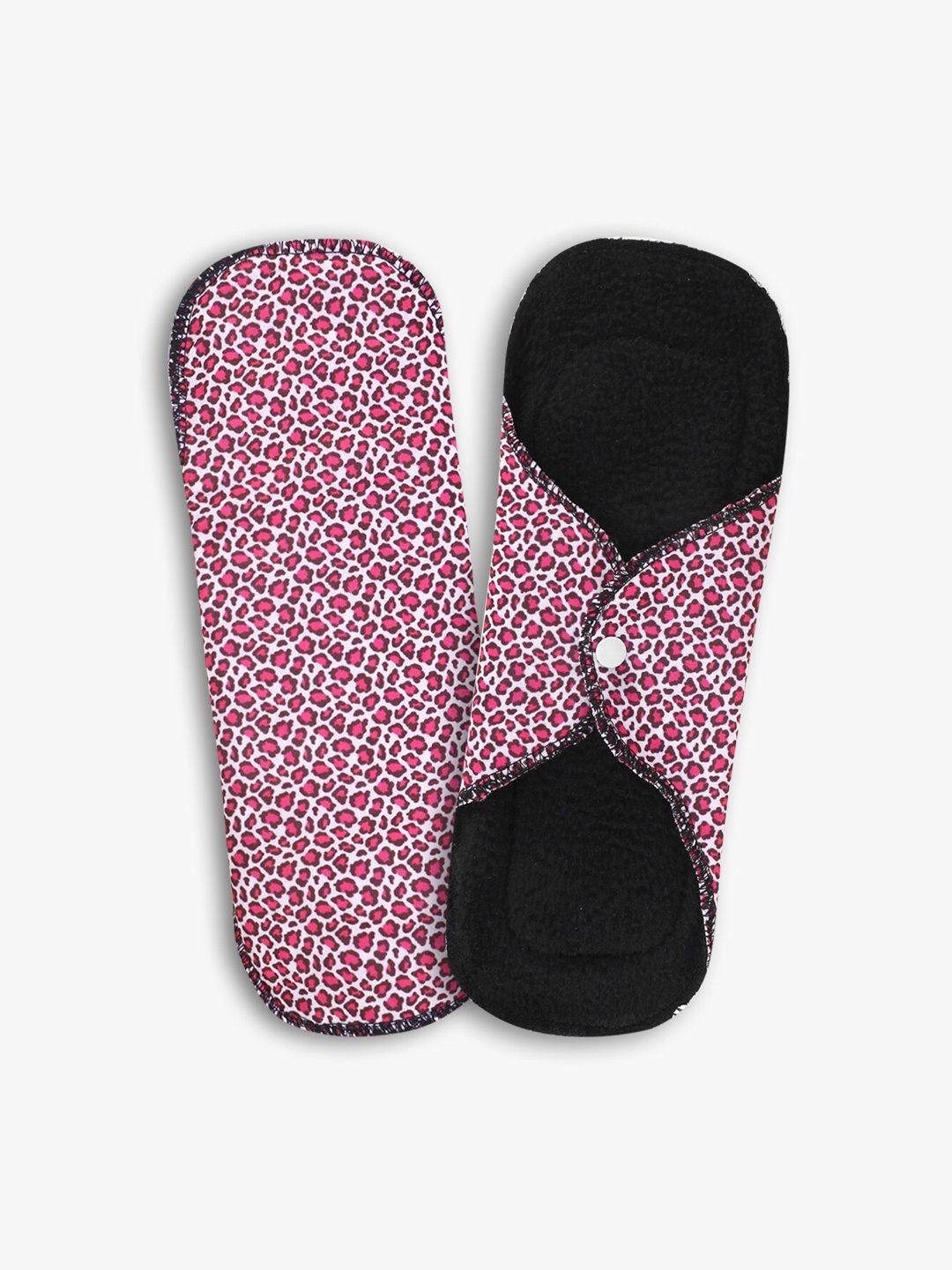 

CareDone 2-Pcs Absorbent Reusable Cloth Sanitary Pads, Black