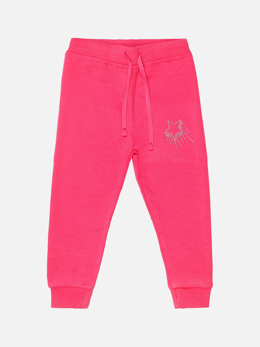

Bodycare Infant Girls Cotton Joggers, Fuchsia