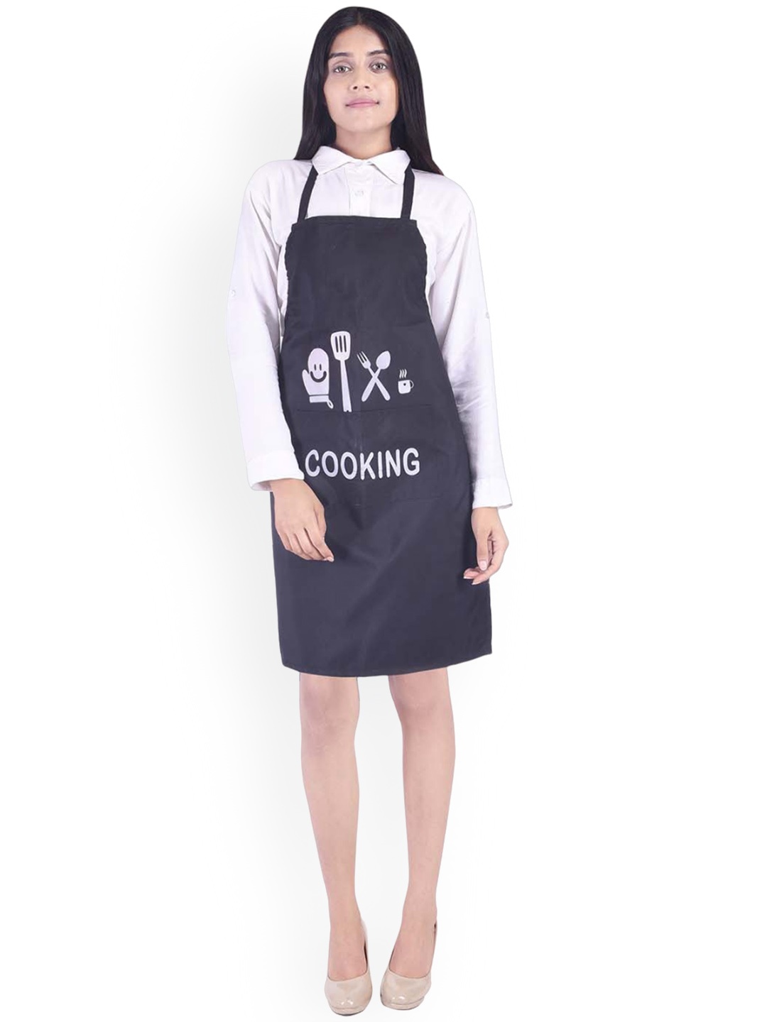 SWITCHON Black & White Printed Waterproof Apron