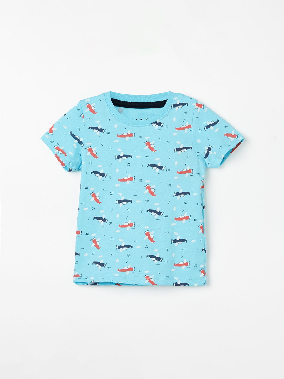 

Juniors by Lifestyle Boys Printed Cotton T-shirt, Blue