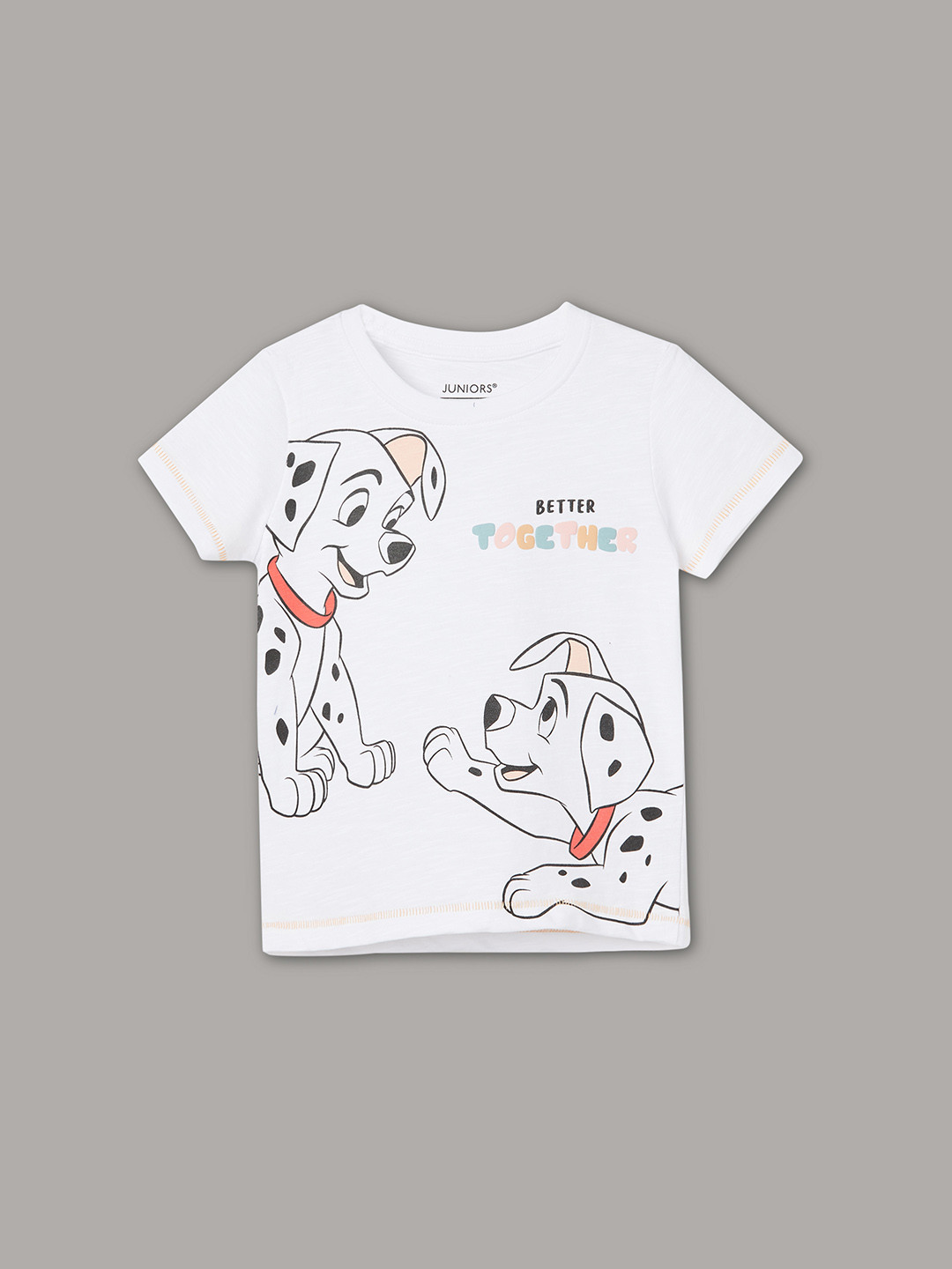 

Juniors by Lifestyle Boys Graphic Printed Cotton Short Sleeves Applique T-shirt, White