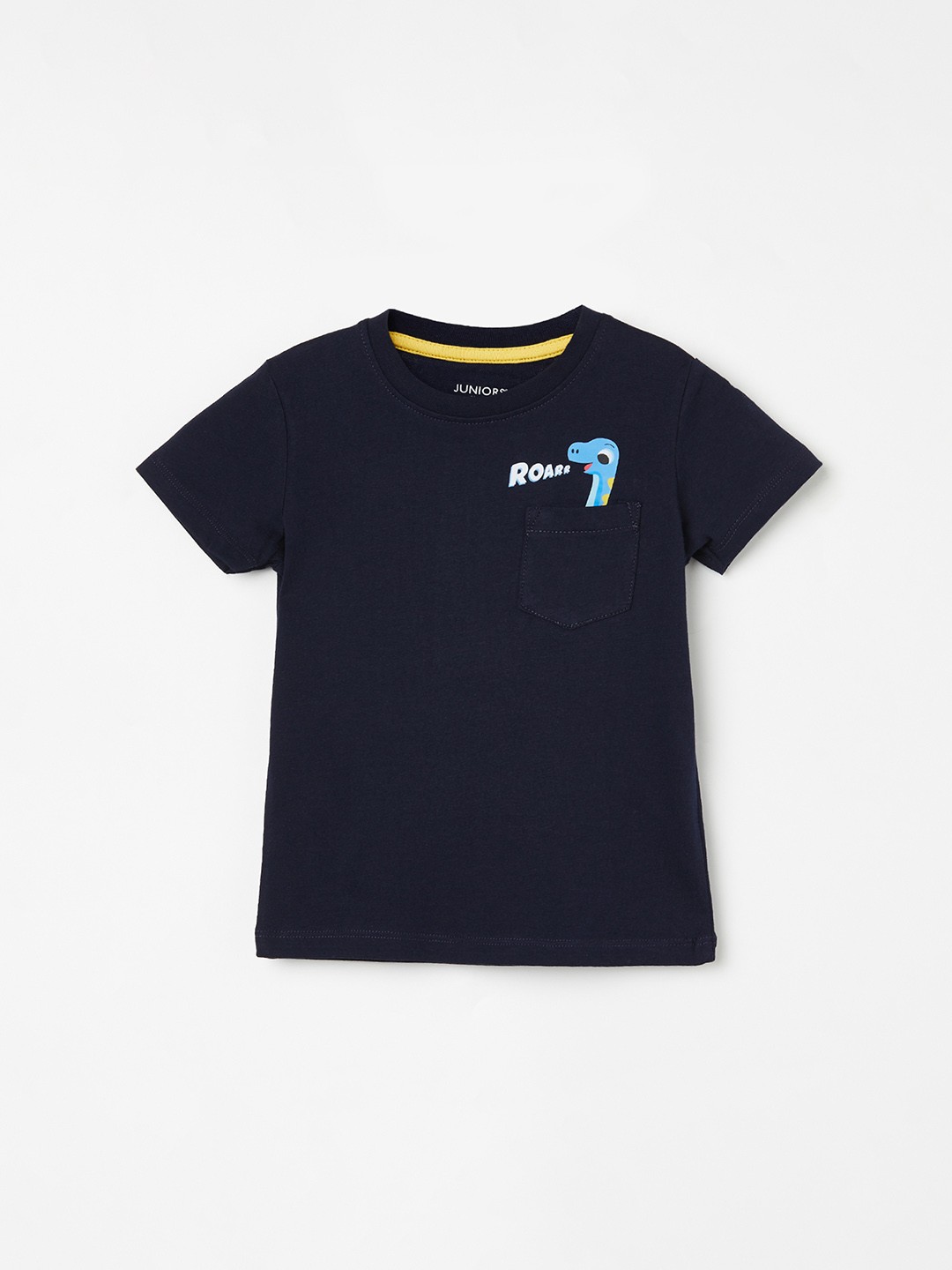 

Juniors by Lifestyle Boys Round Neck Short Sleeves Cotton Pockets T-shirt, Blue