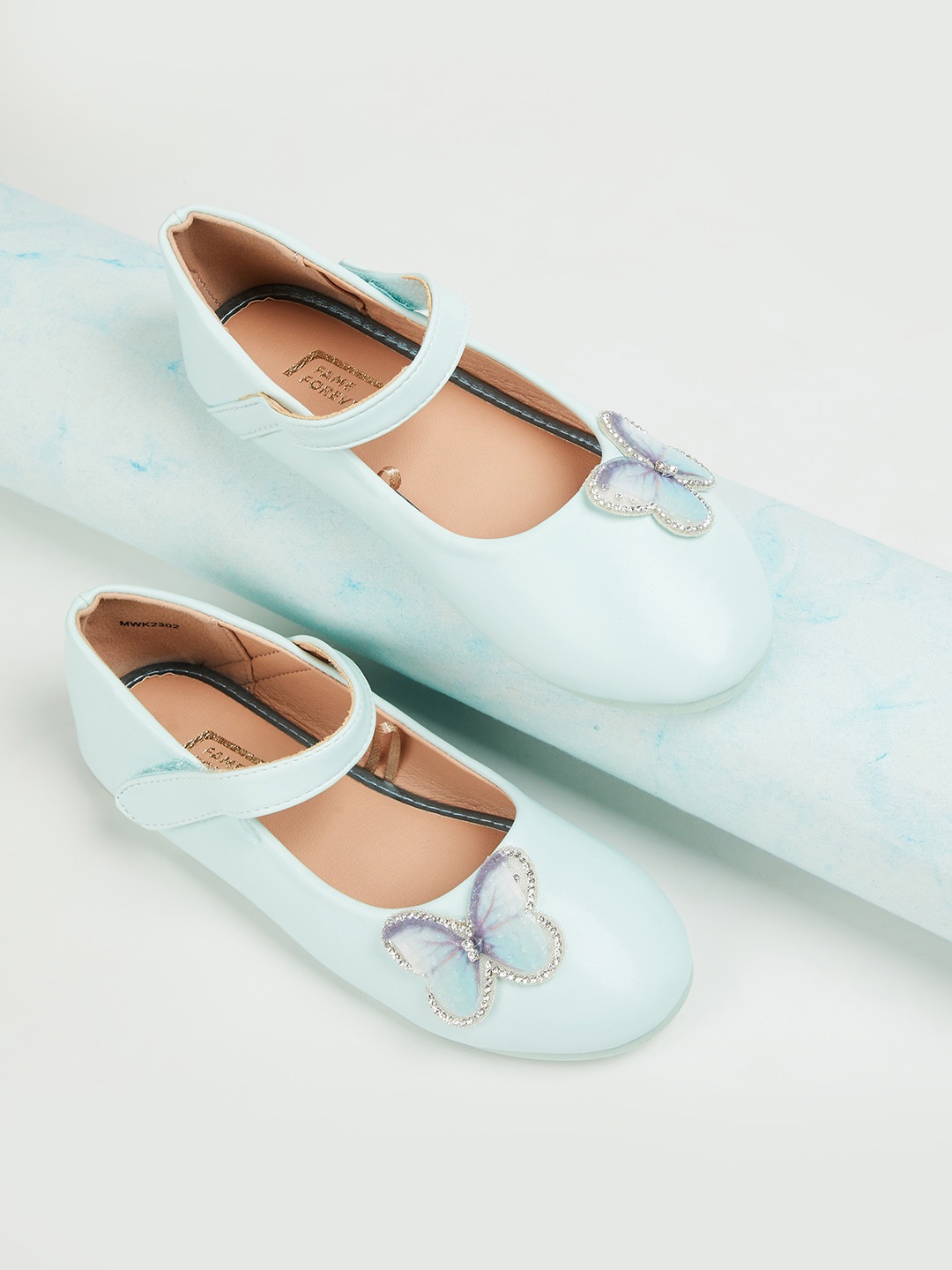 

Fame Forever by Lifestyle Girls Bow Detailed Ballerinas, Green