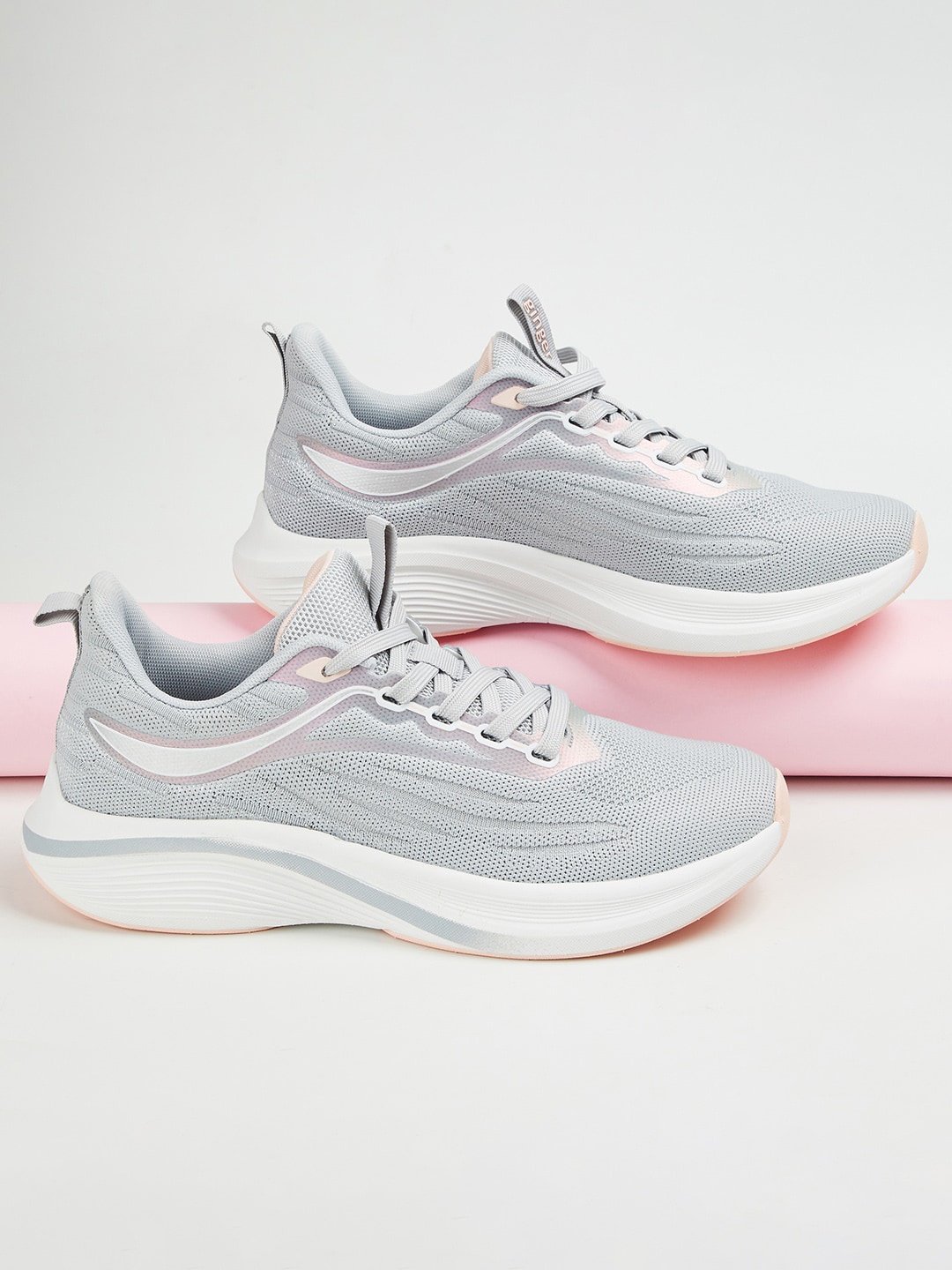 

Ginger by Lifestyle Women Textured Sneakers, Grey