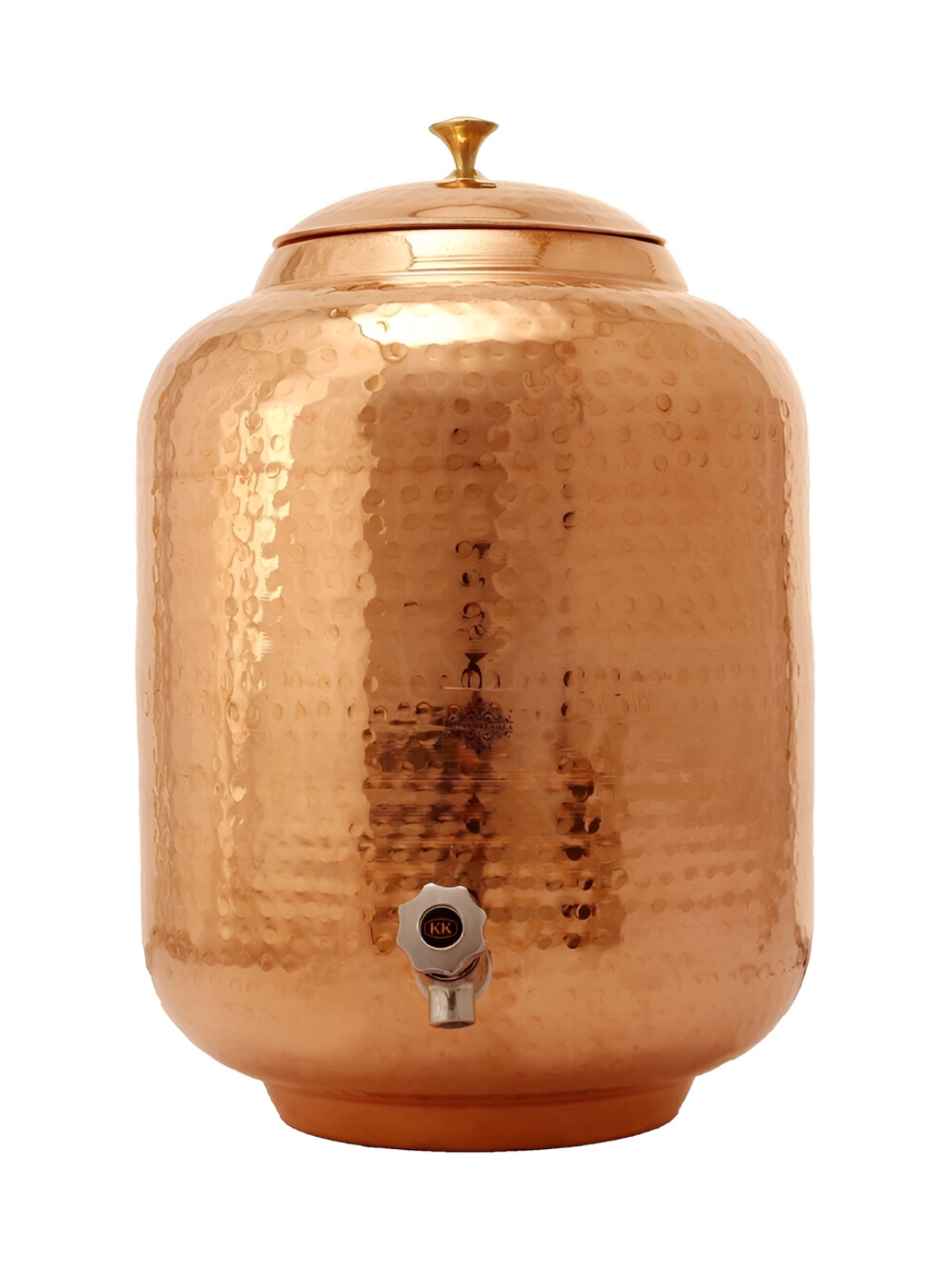 

INDIAN ART VILLA Brown Copper Water Pot 8L