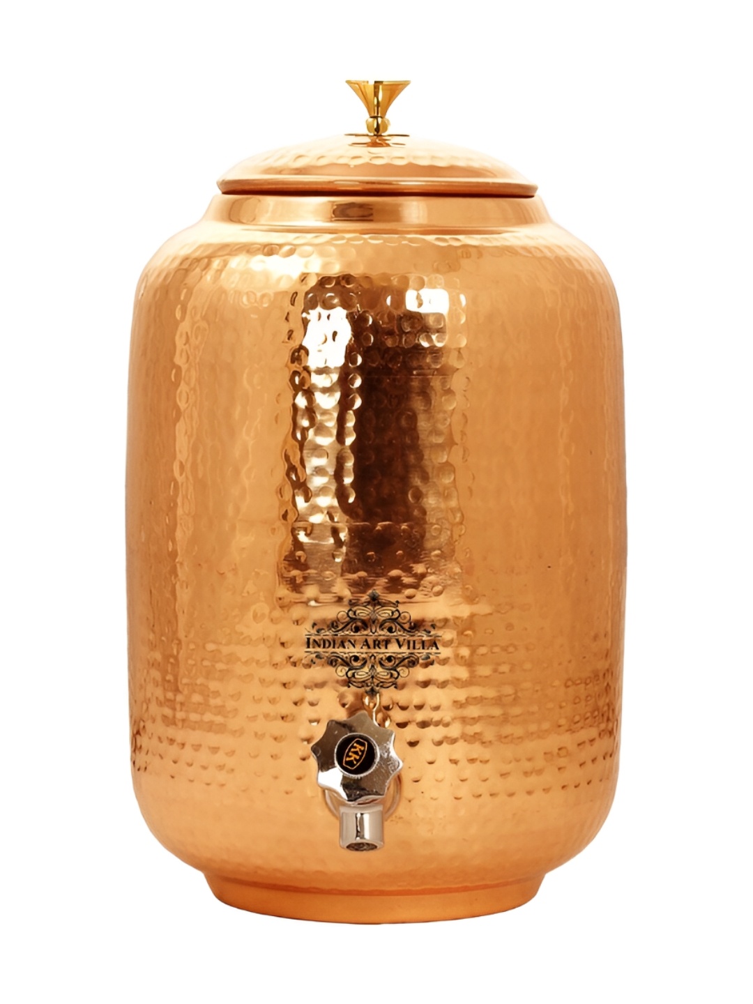 

INDIAN ART VILLA Brown Copper Water Jugs 12 L