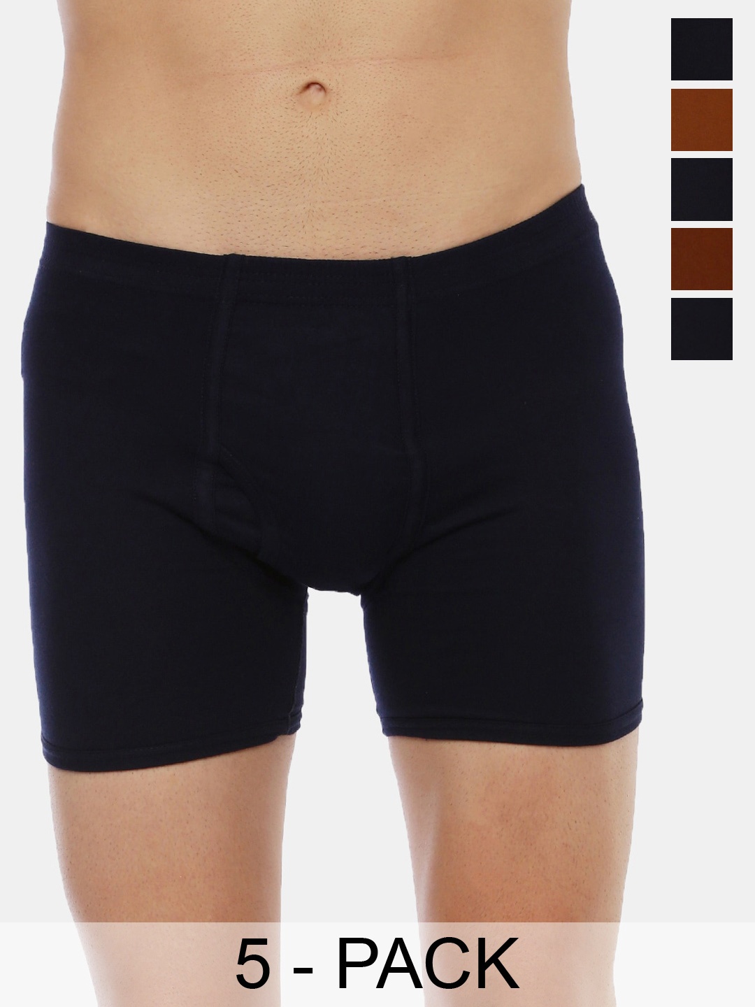 

Dollar Pack of 5 Assorted Lehar Combed Cotton Trunks MLHTR-05-PO5-ASST-Multi