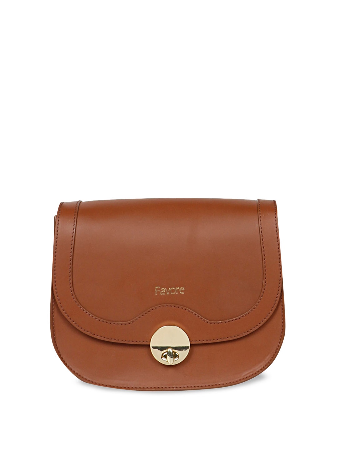 

Favore Leather Miniature Sling Bag, Tan