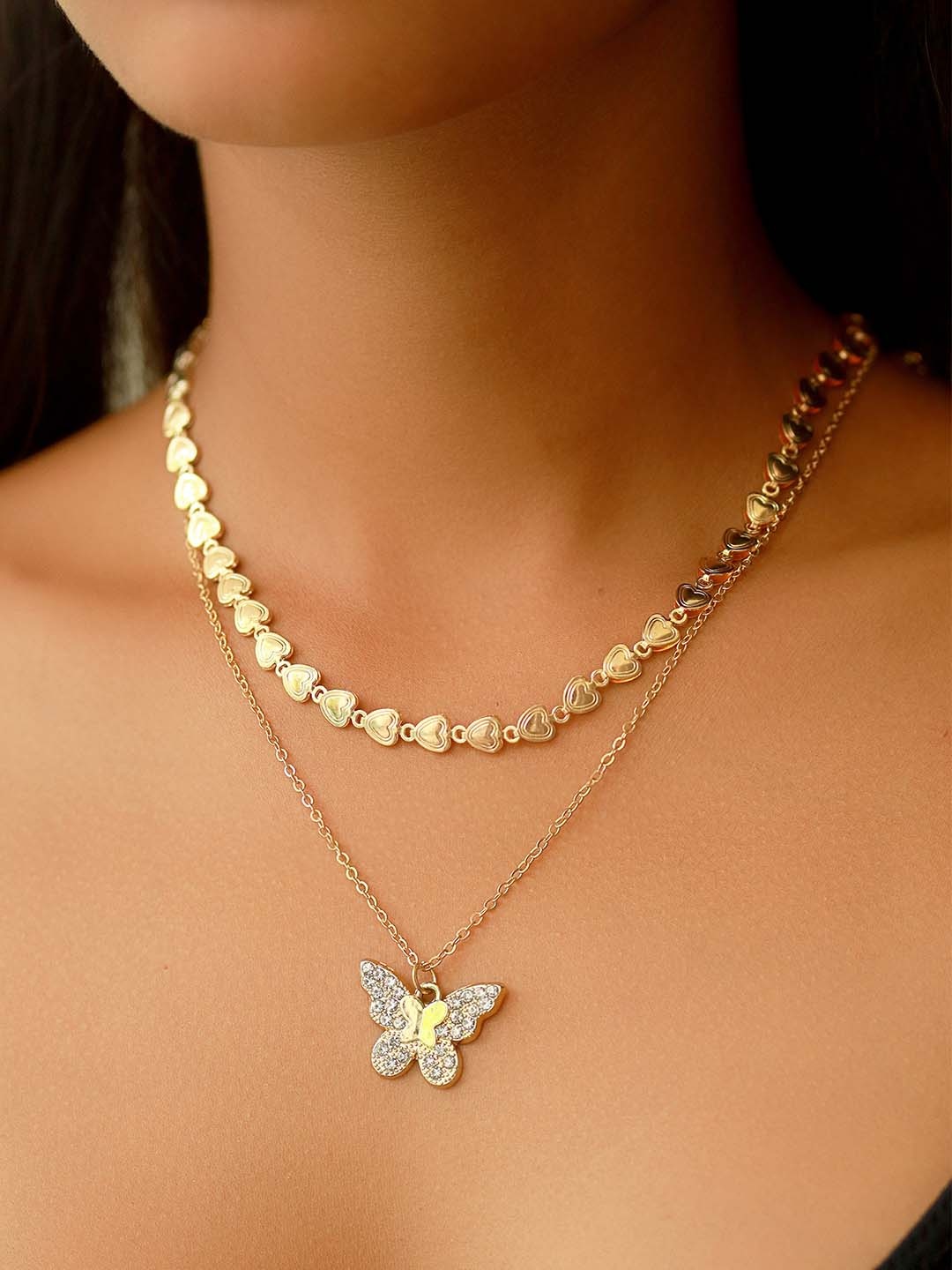 

Ayesha Gold-Plated Layered Necklace