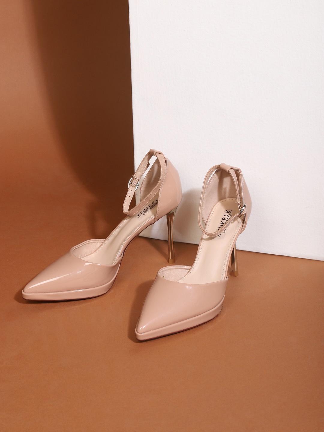 

Truffle Collection Pointed Toe Stiletto Heels, Beige