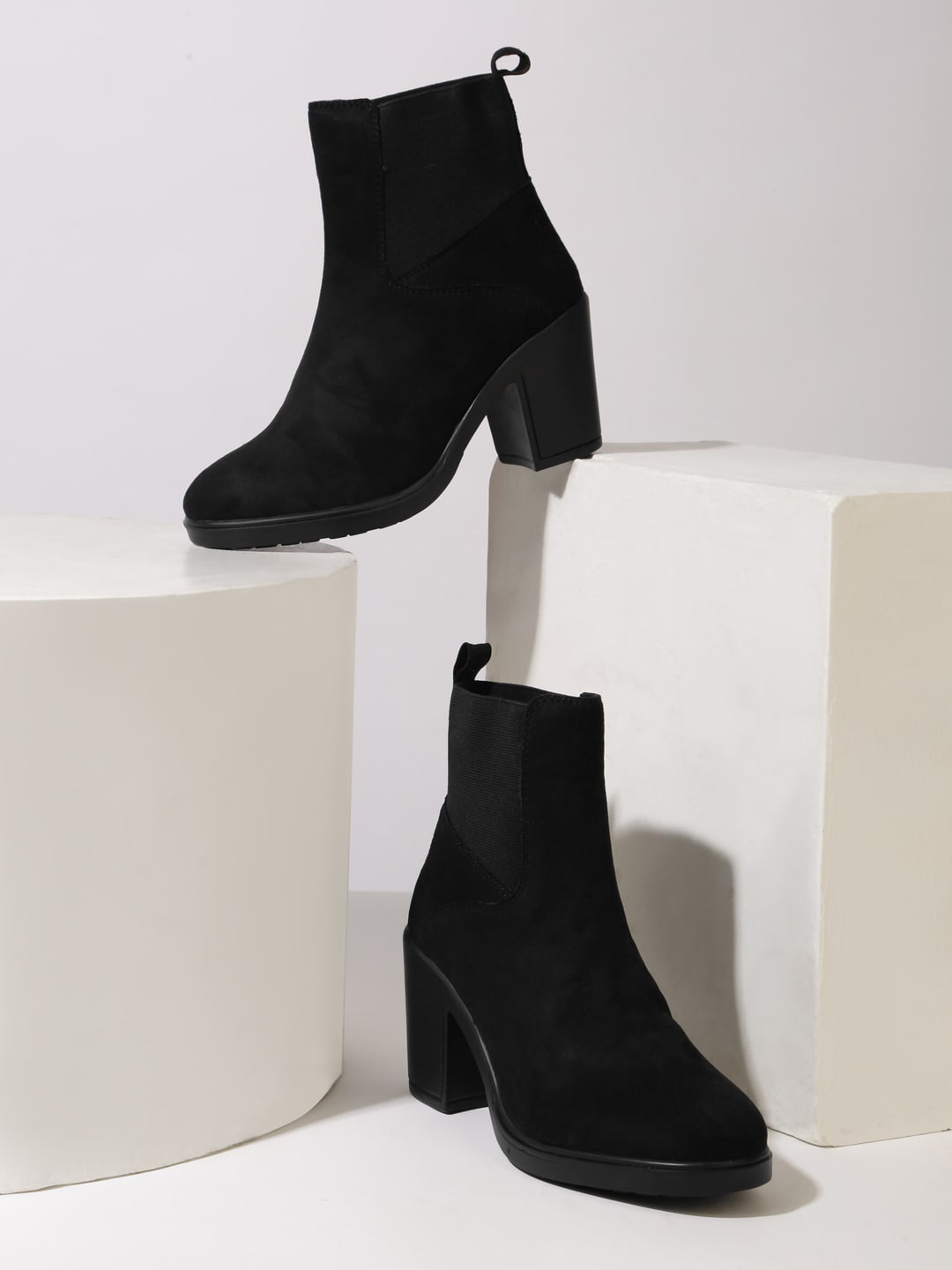 

Truffle Collection Women High Top Chelsea Boots, Black