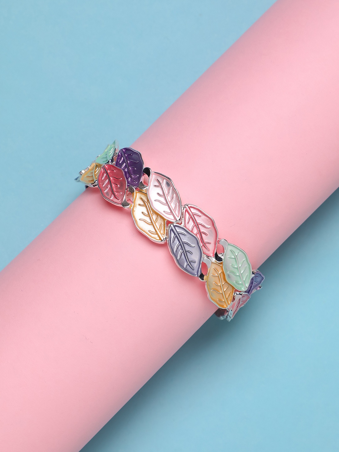 

SOHI Silver-Plated Cuff Bracelet