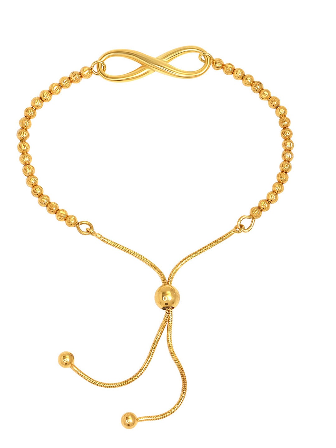 

LeCalla Gold-Plated 925 Sterling Silver Beaded Link Bracelet