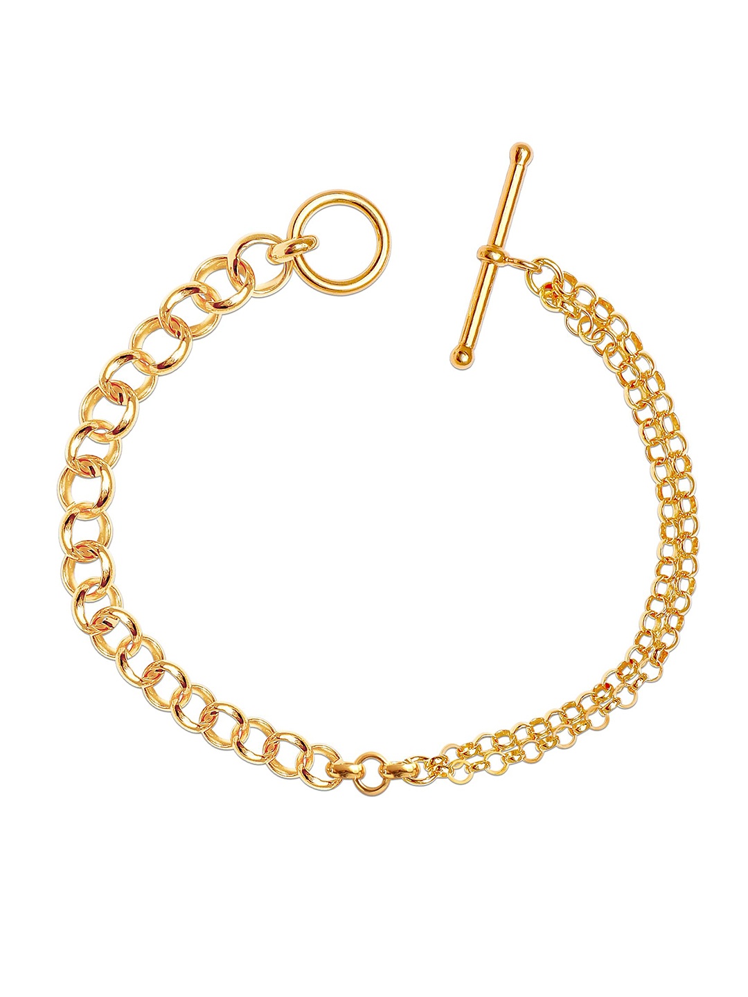 

LeCalla Gold-Plated 925 Sterling Silver Link Bracelet