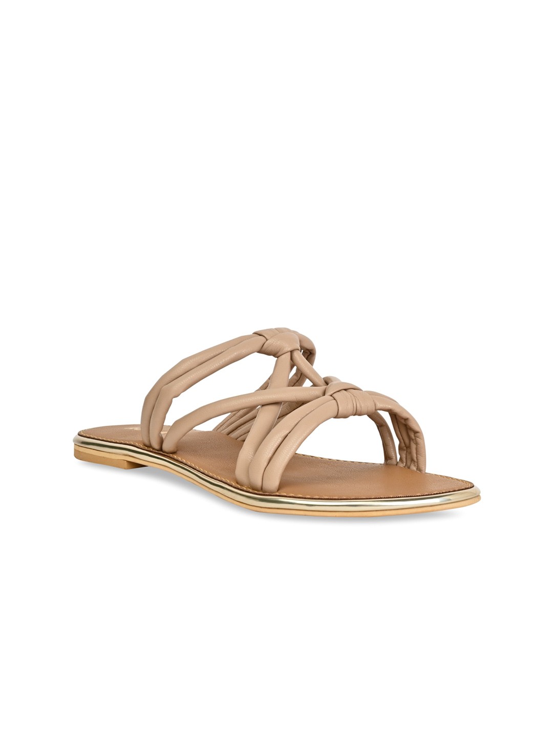 

Rocia No Back Strap Open Toe Flats, Beige