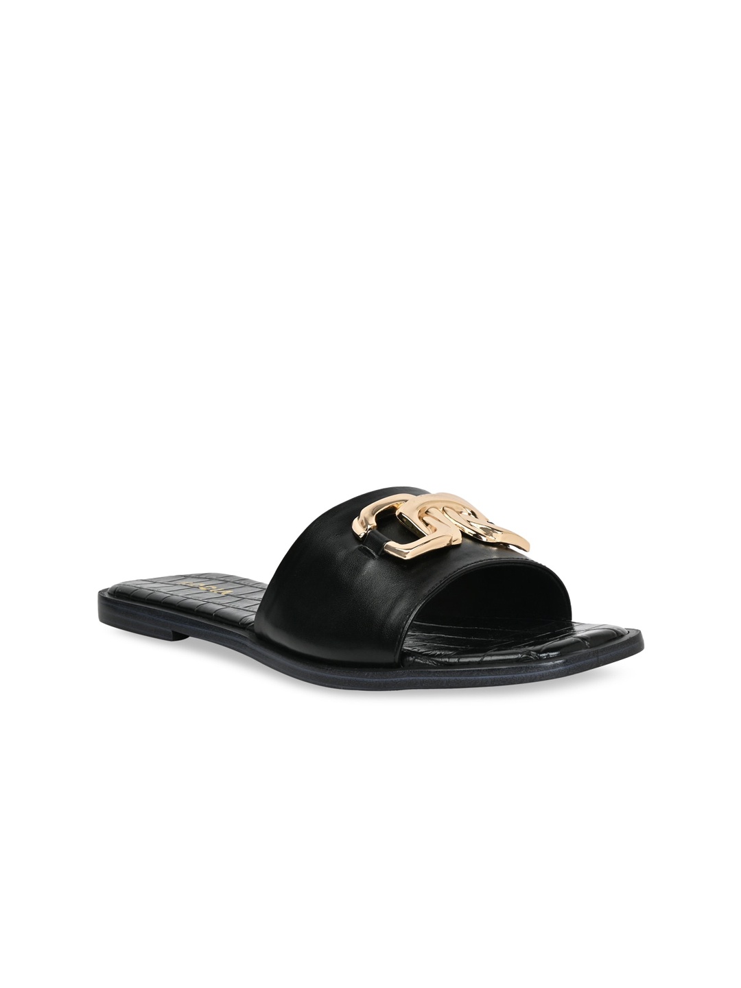 

Rocia Embellished Open Toe Flats, Black