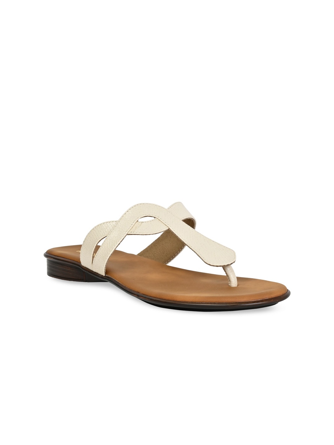 

Rocia Strappy Open Toe Flats, Beige