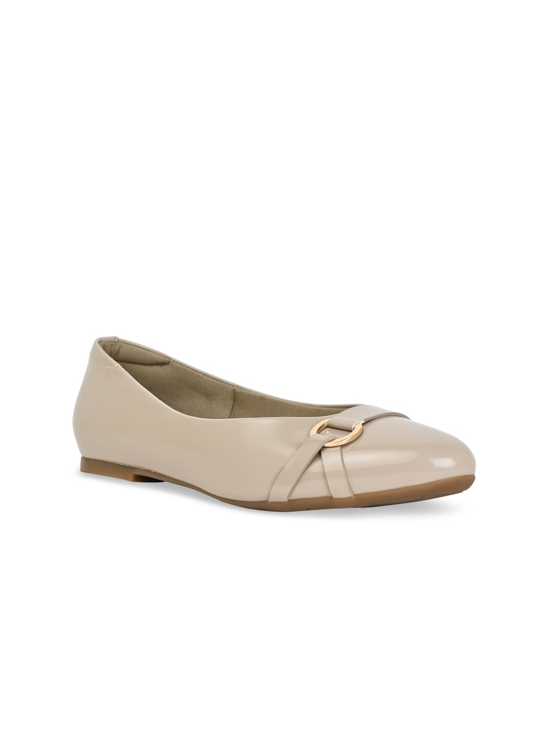 

Rocia Embellished Pointed Toe Ballerinas, Beige