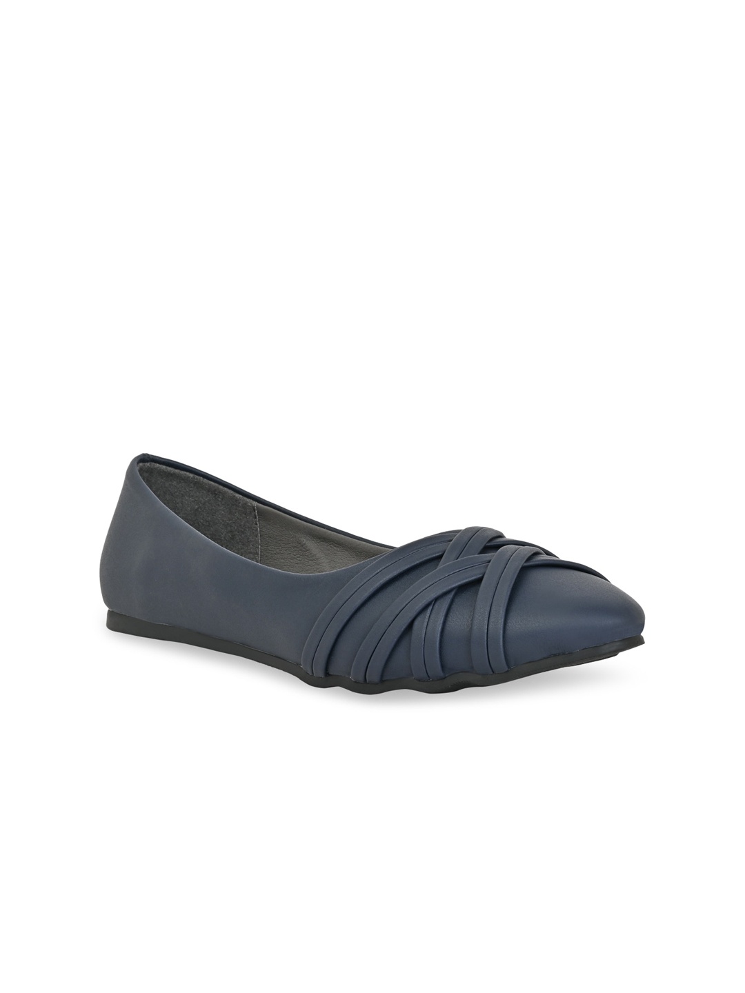 

Rocia Criss Cross Strappy Ballerinas, Navy blue