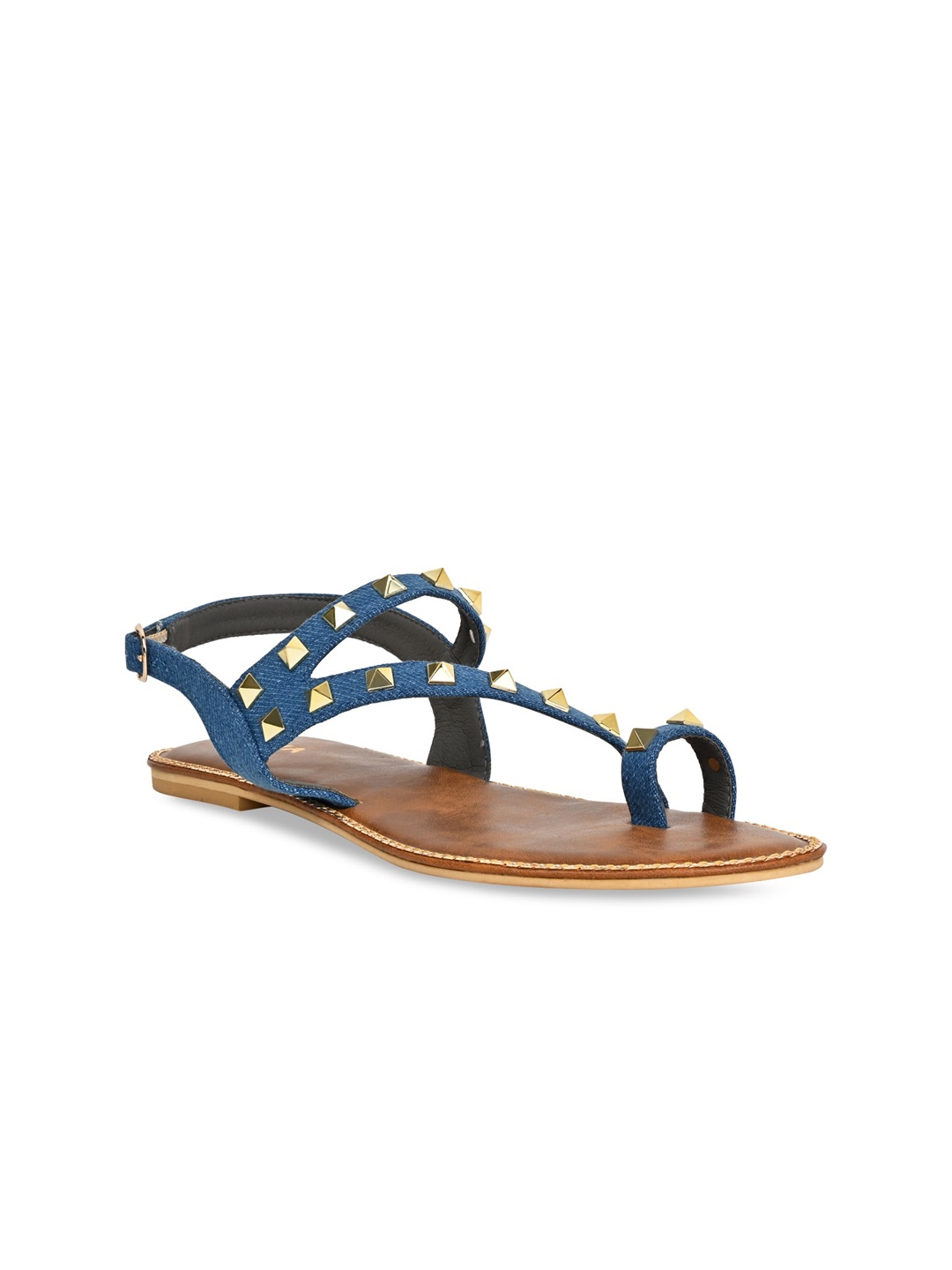 

Rocia Embellished One Toe Flats, Blue