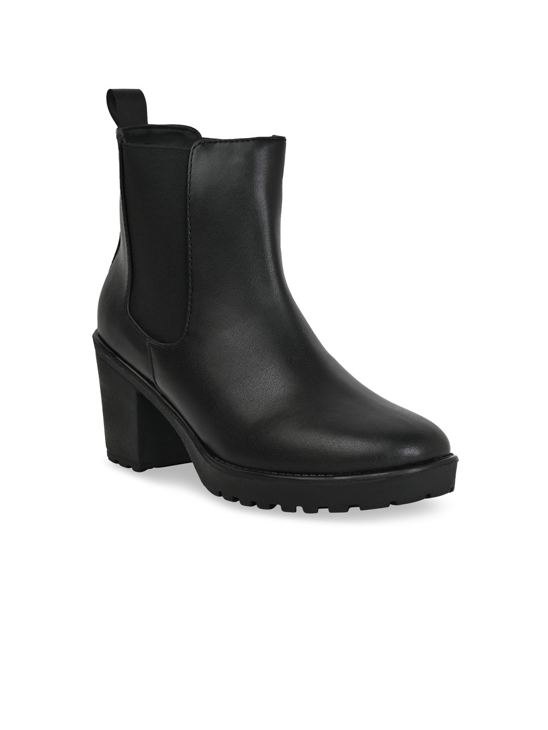 

Rocia Women Mid Top Heeled Chelsea Boots, Black