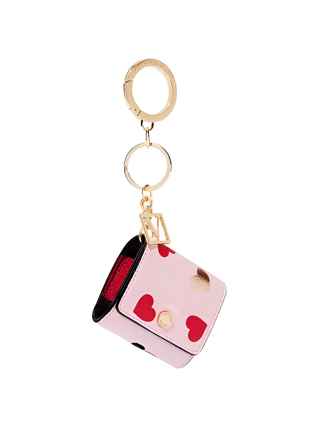 

Victoria's Secret Heart-Shaped Print Wireless Earbuds Case, Pink
