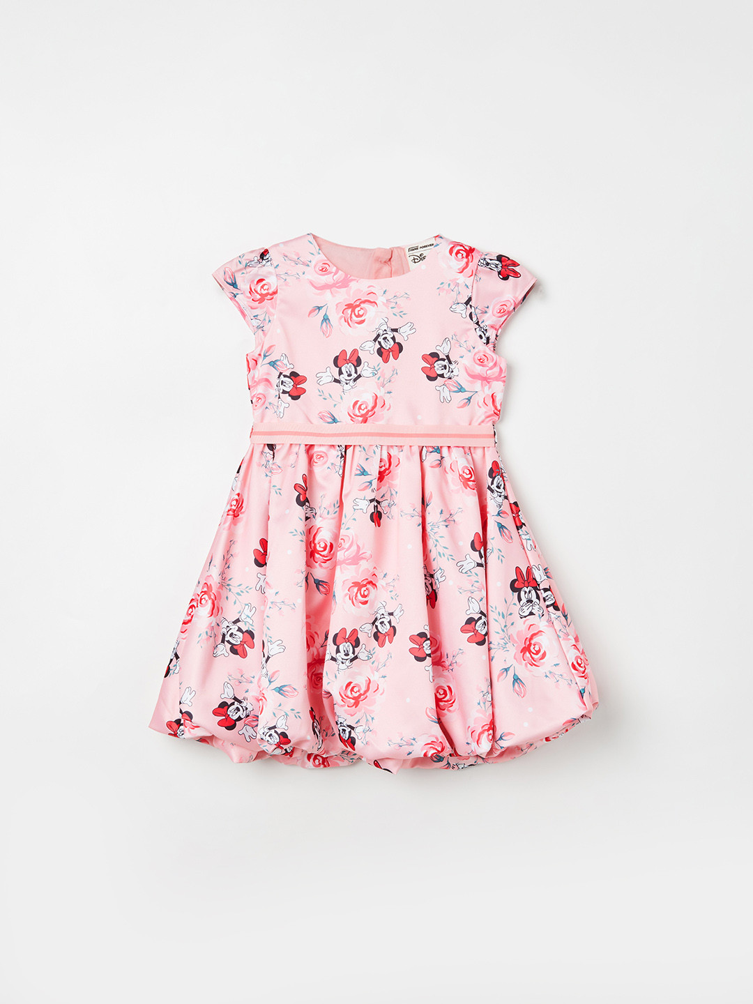 

Fame Forever by Lifestyle Girls Floral Print Fit & Flare Dress, Peach