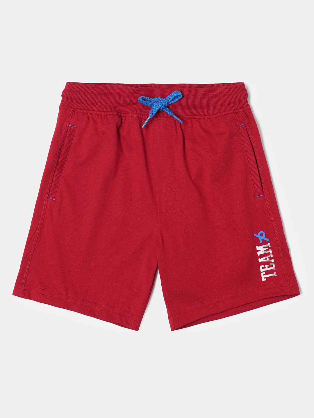 

Jockey Boys Super Combed Cotton Printed Shorts-AB12, Red