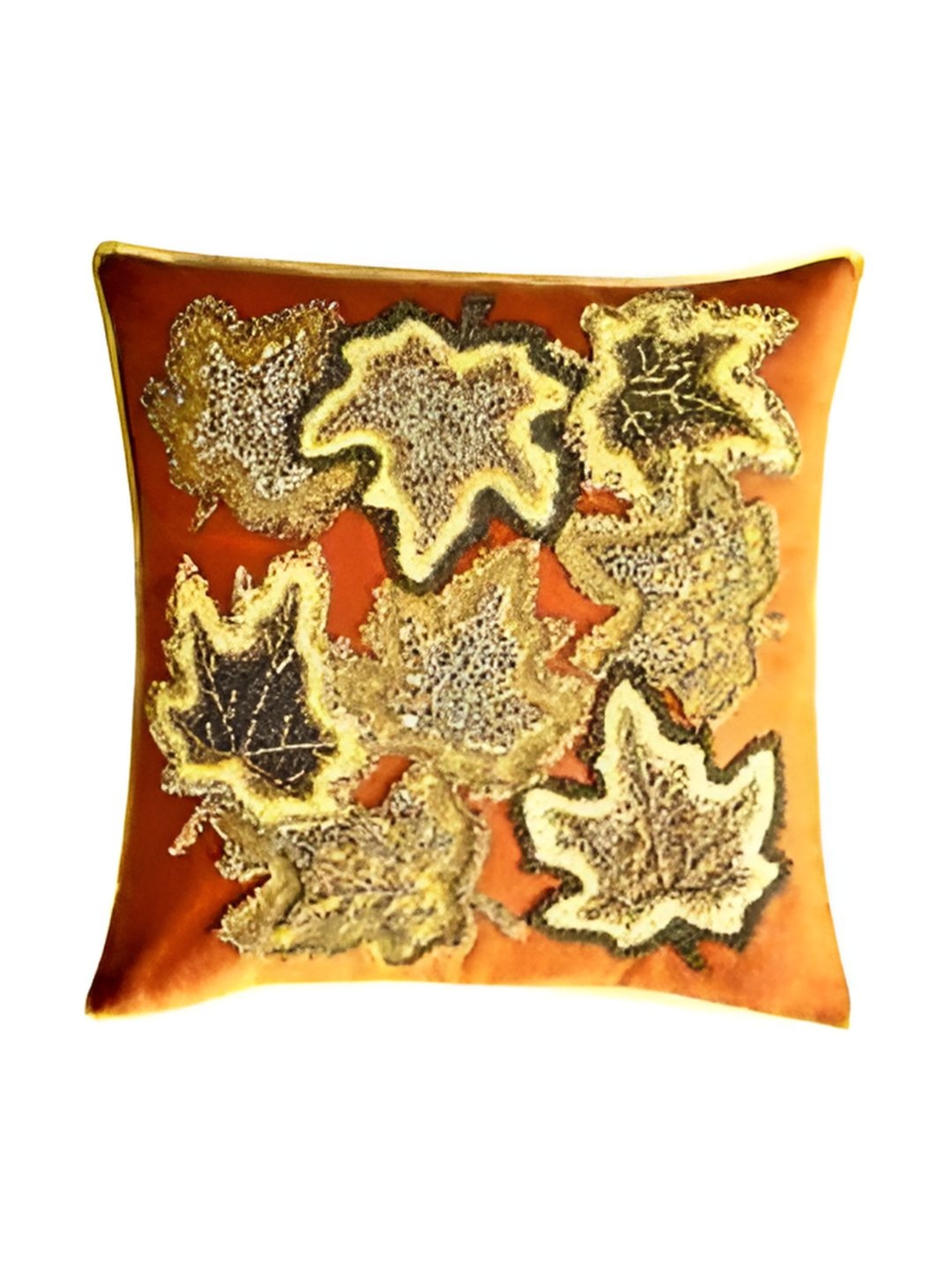 

PURINA'S Brown & Cream Embroidered Square Cushion Covers