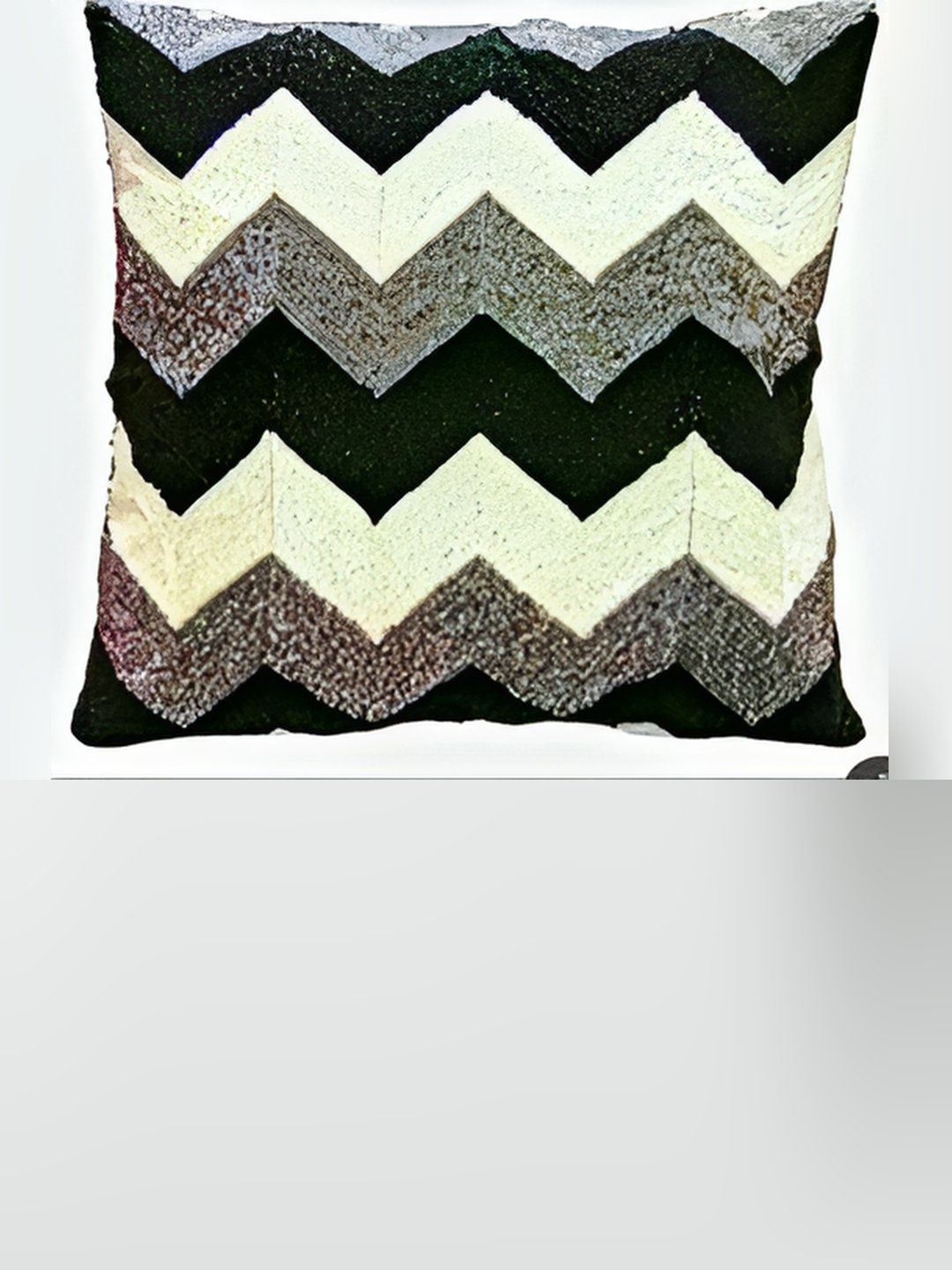 

PURINA'S White & Black Embellished Square Cushion Covers