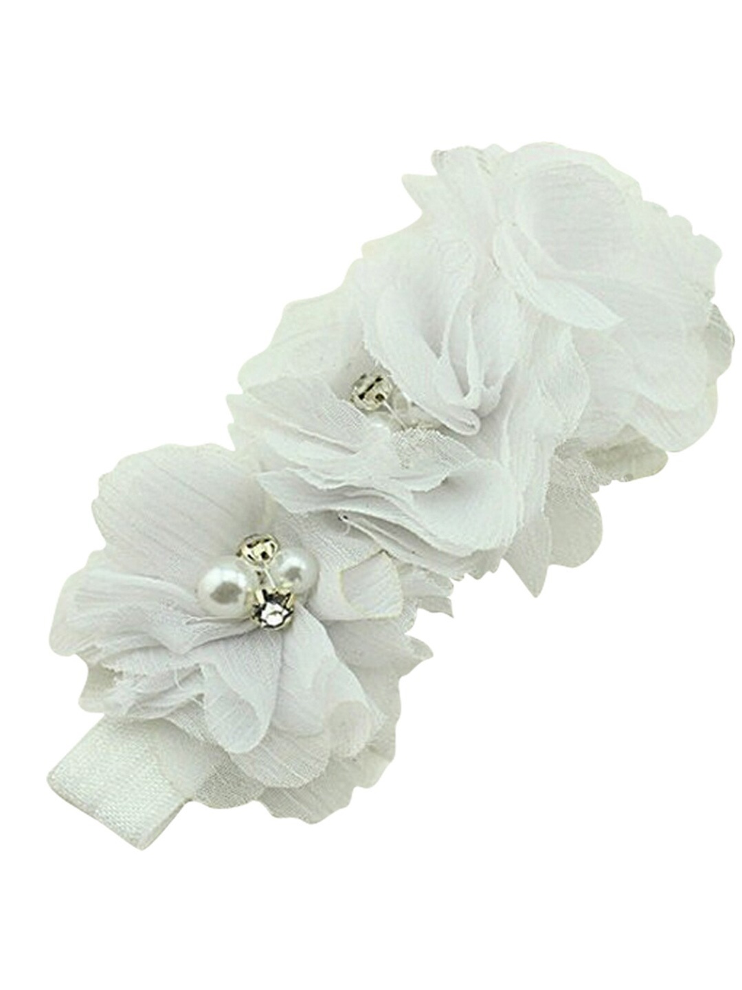 

BAESD Girls Embellished Hairband, White