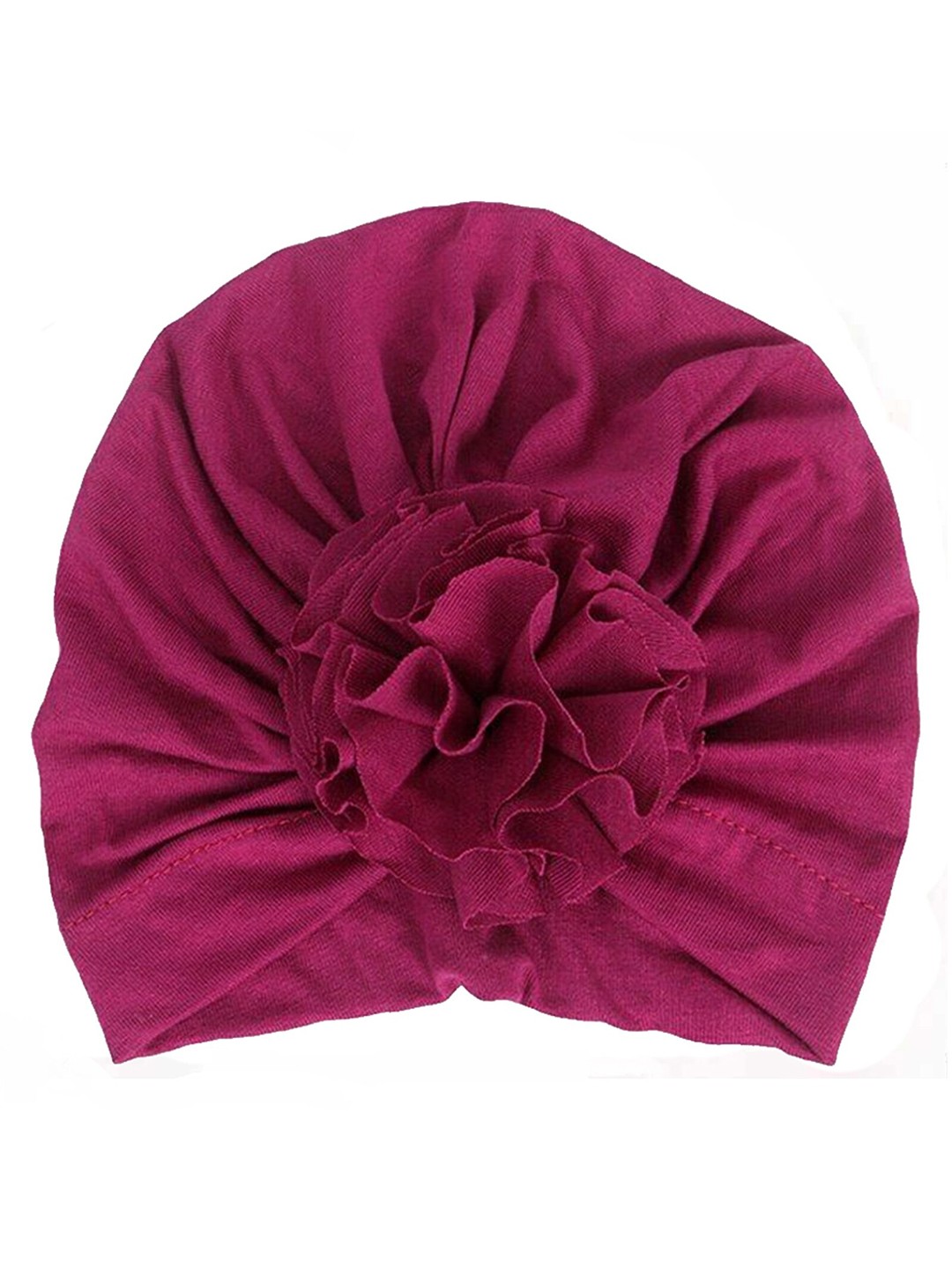 

SYGA Kids Floral Turban Beanie Cap, Magenta