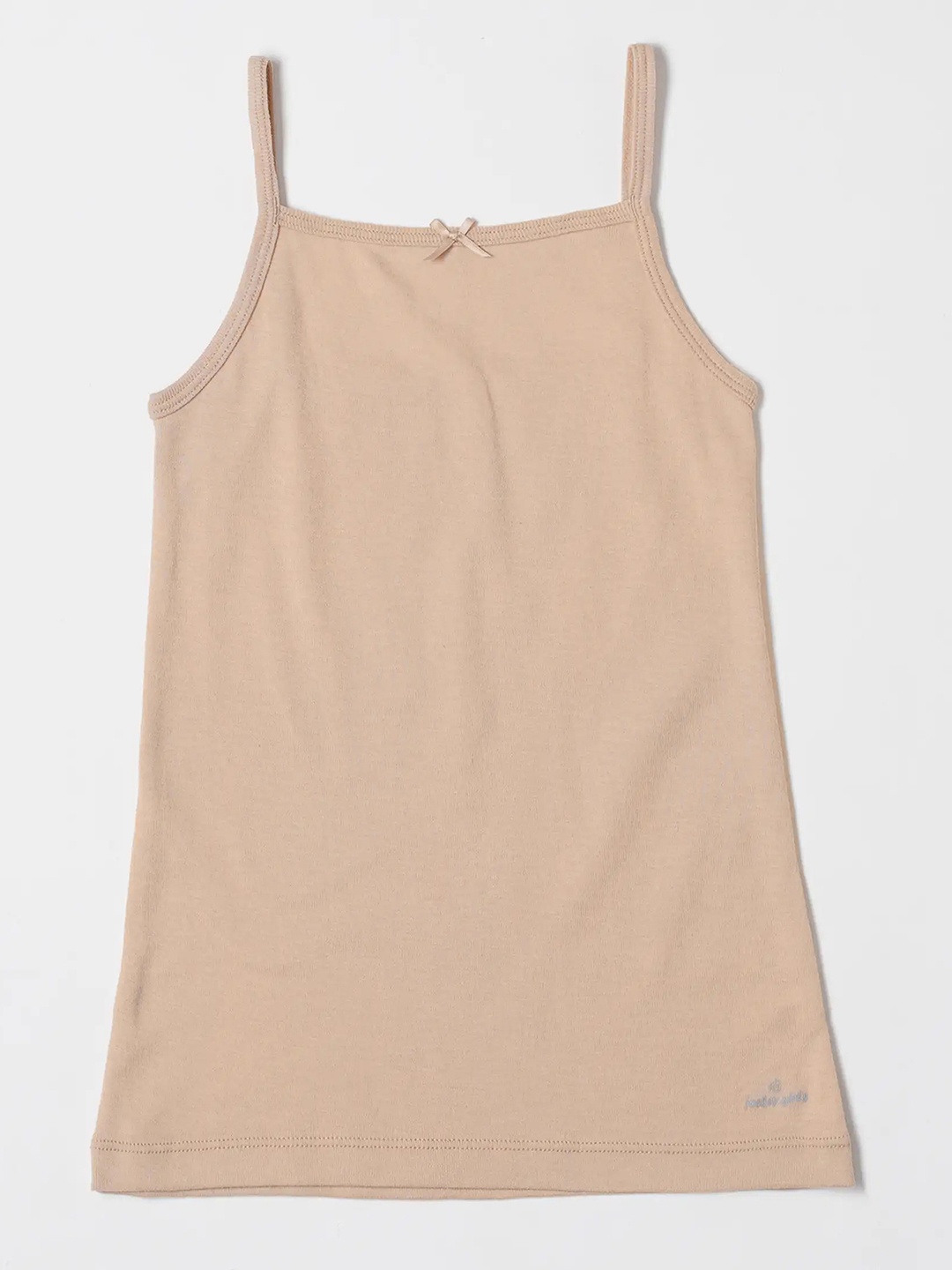 

Jockey Girls Super Combed Cotton Solid Camisole with Regular Straps-SG04, Beige