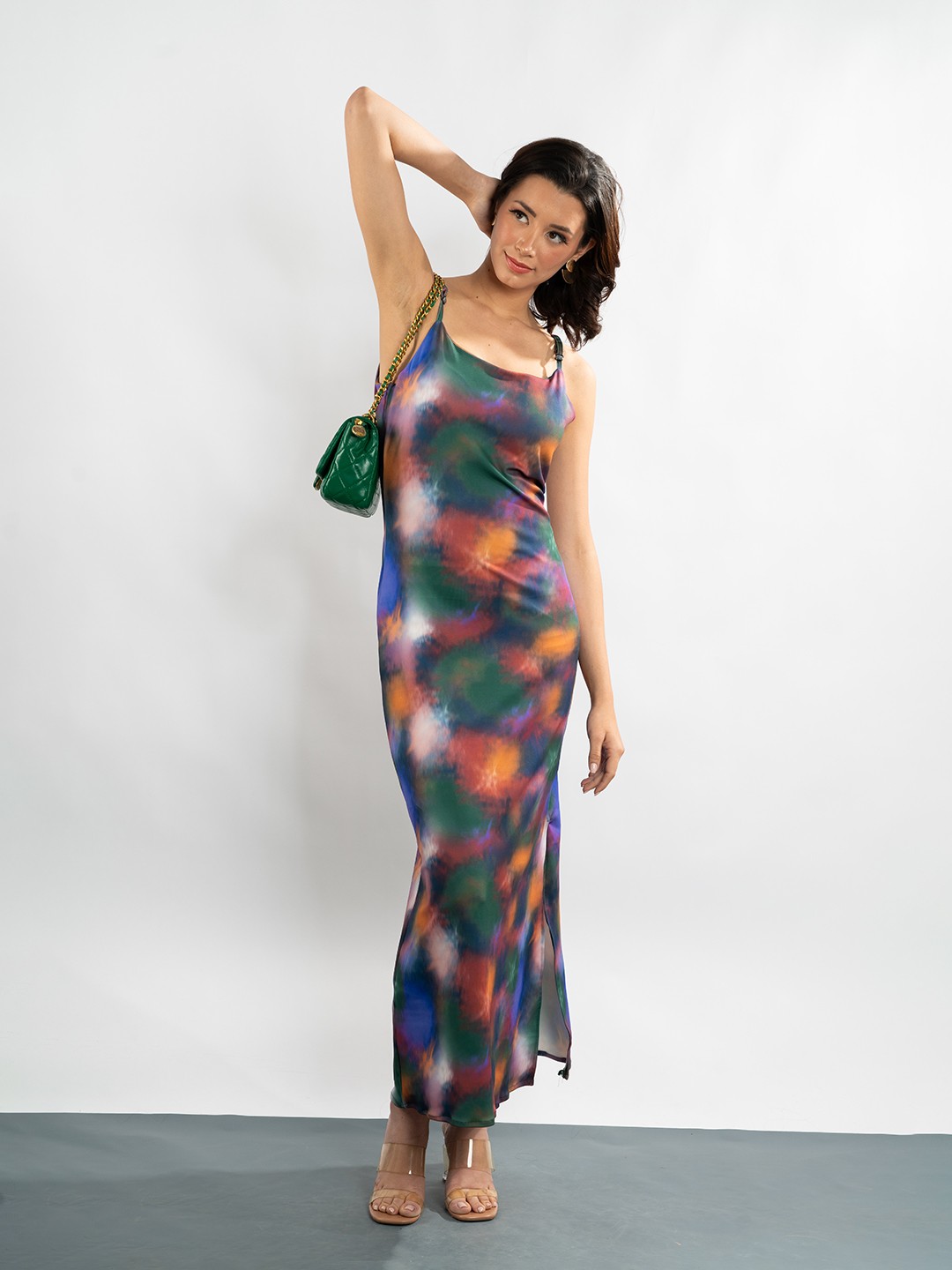 

Stylecast X Hersheinbox Print A-Line Maxi Dress, Multi