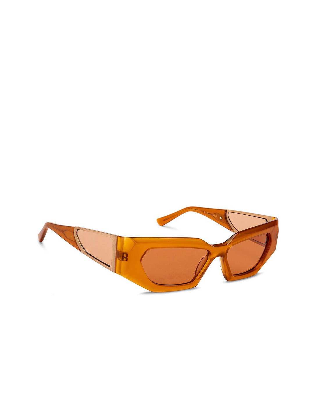 

John Jacobs Women Rectangle Sunglasses With UV Protected Lens 216990, Brown