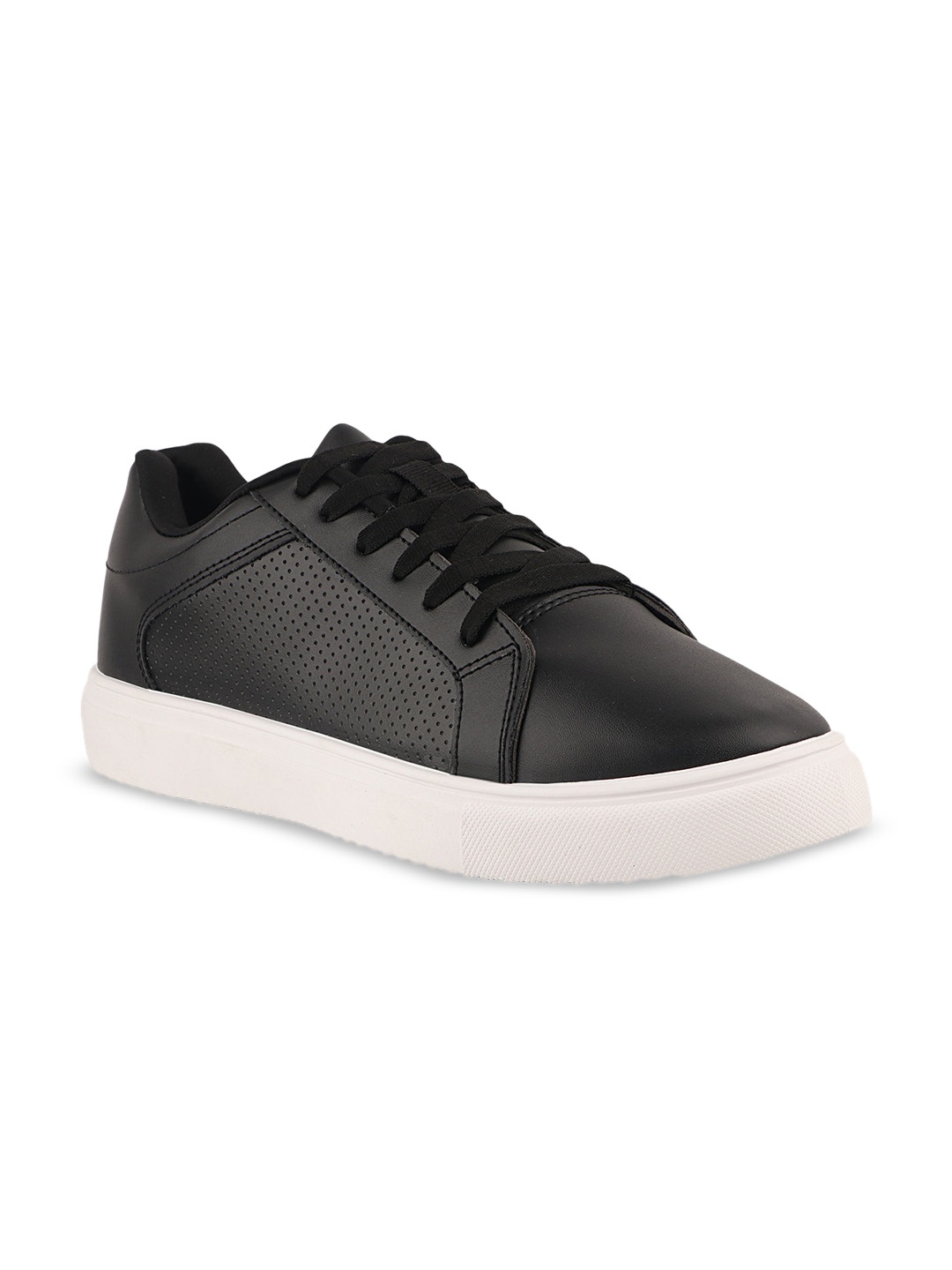 

The Roadster Lifestyle Co. Men Round Toe Lace Up Sneakers, Black