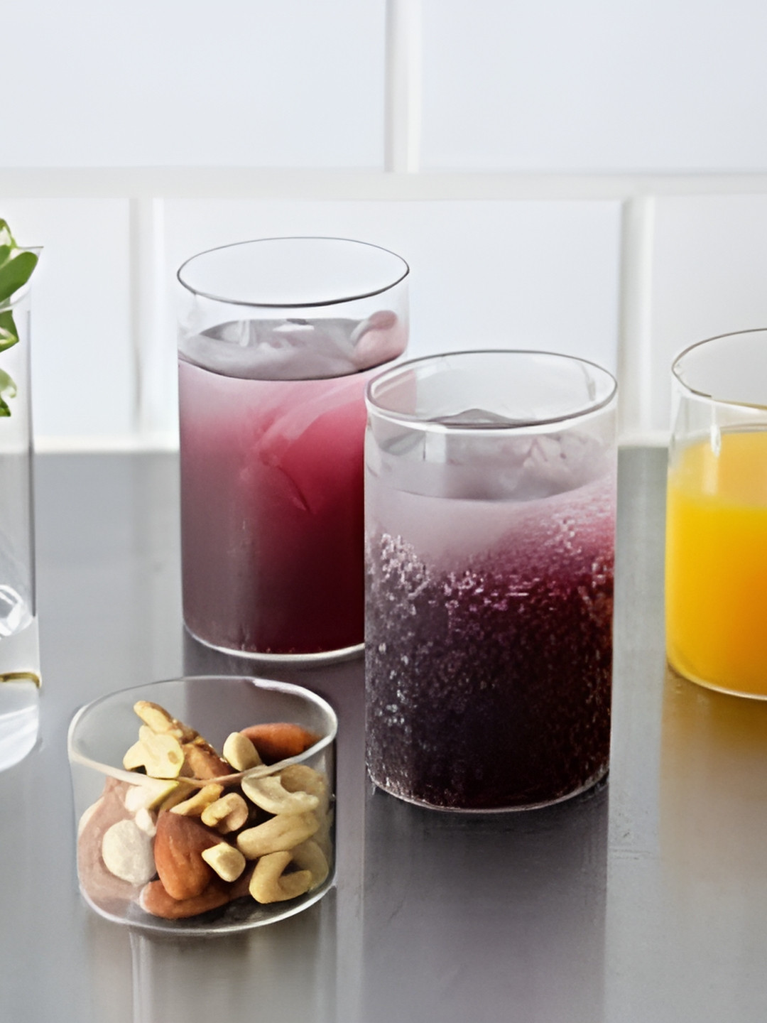 

Afast Transparent 4Pcs Glass Water Or Juice Glass 280ml Each