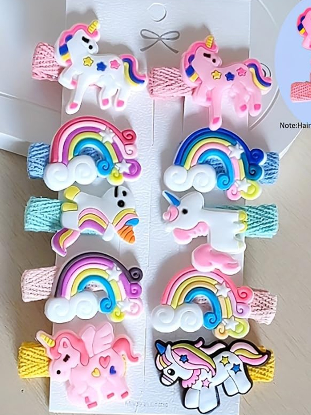 

SYGA Girls Set Of 10 Alligator Hair Clip, Pink