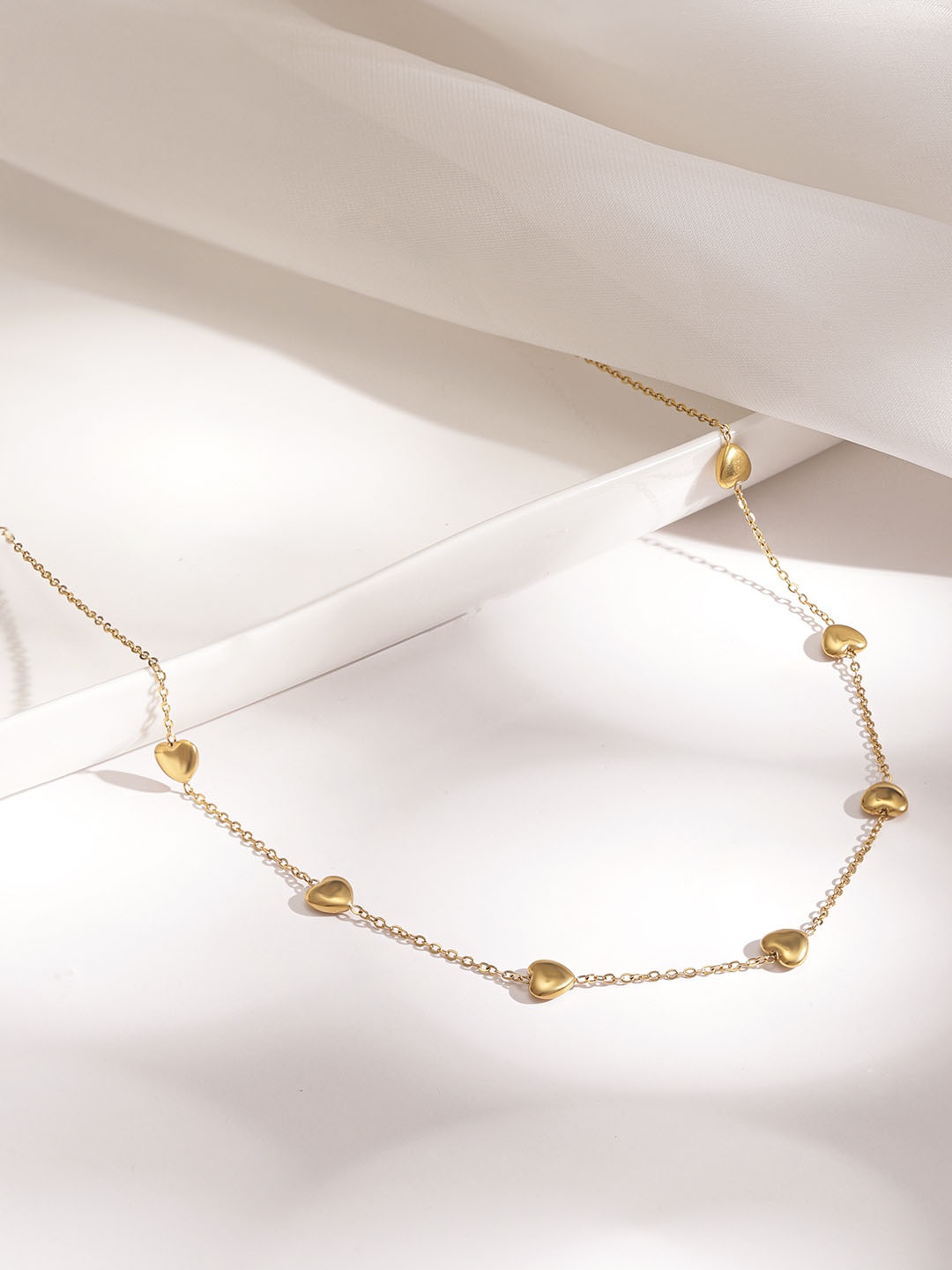 

Rubans Voguish 18k Gold-Plated Stainless Steel Necklace