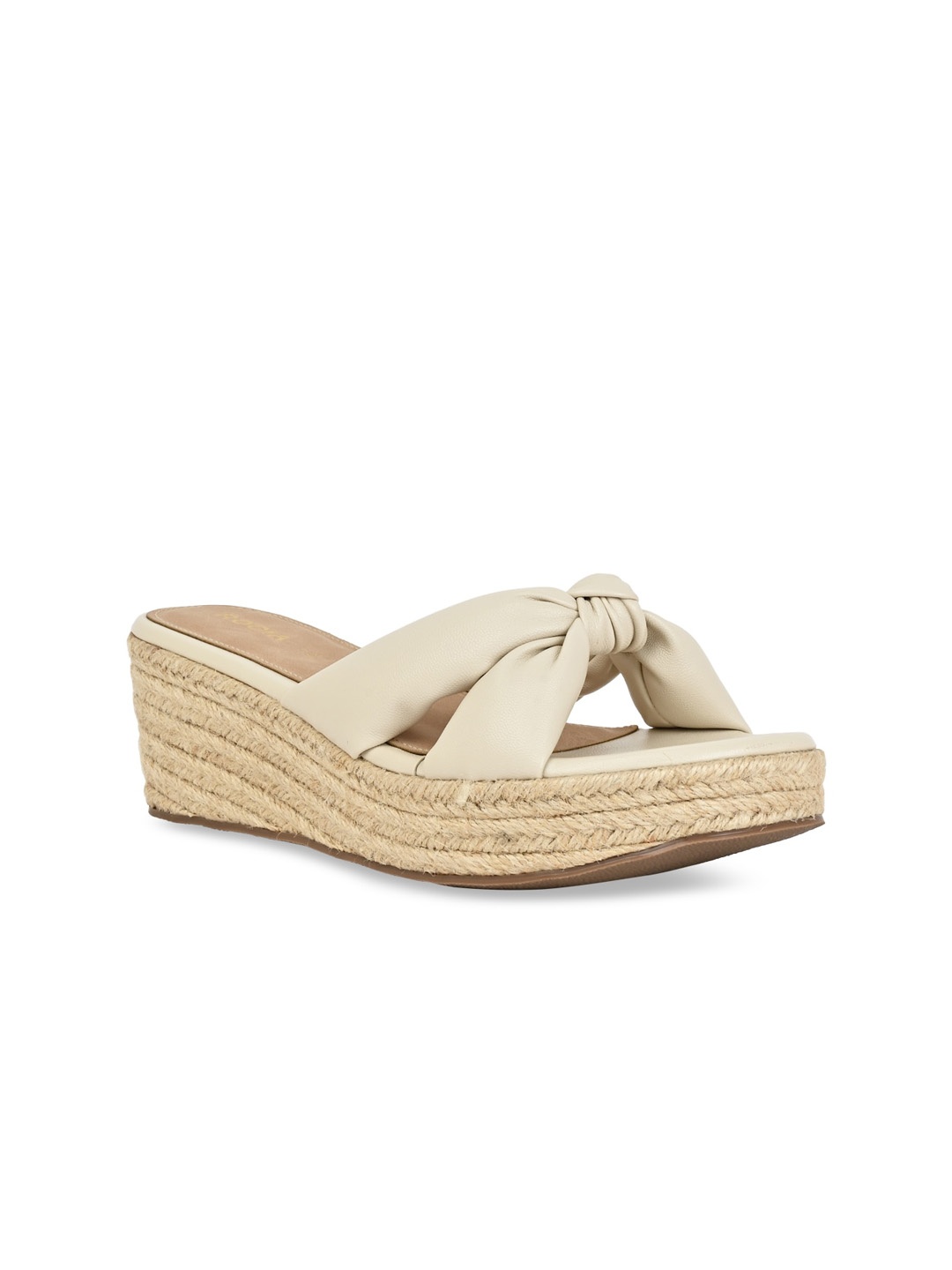 

Rocia Open Toe Wedge Heels, Cream