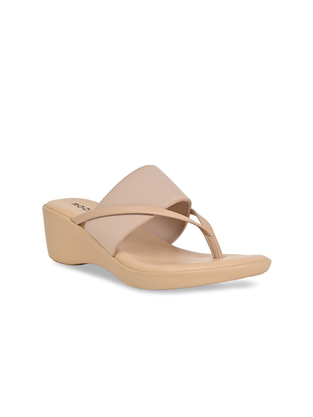 

Rocia Open Toe Wedge Heels, Beige