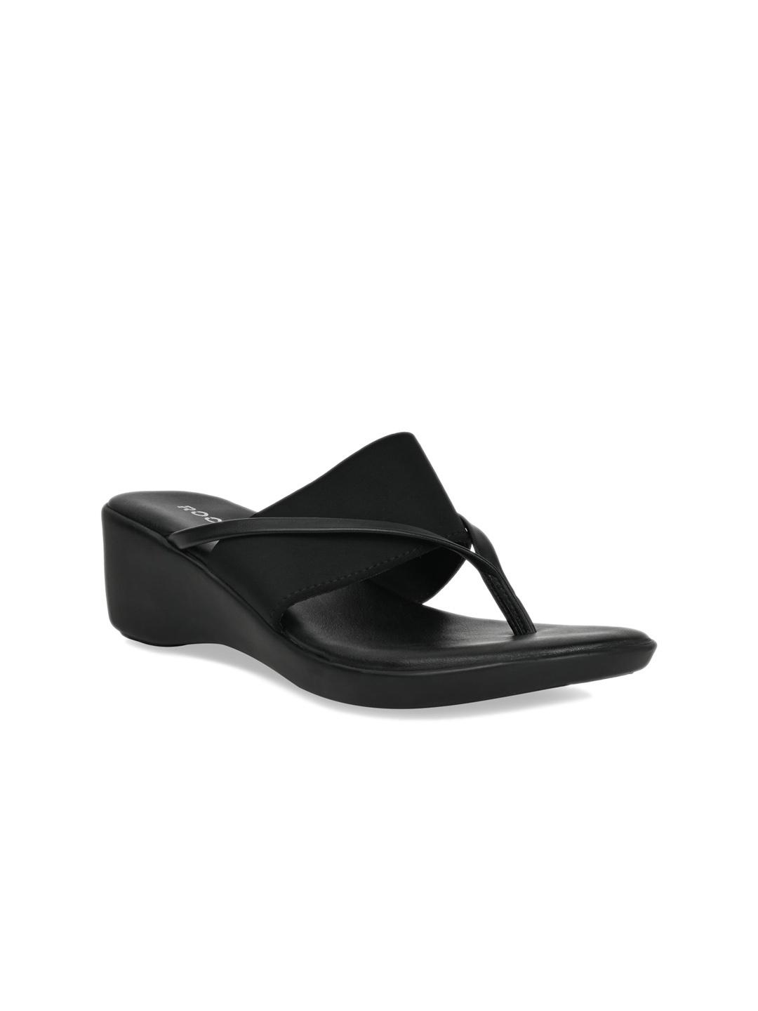 

Rocia Open Toe Wedge Heels, Black