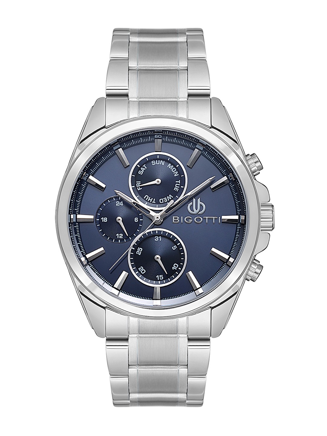 

BIGOTTI Men Dial & Stainless Steel Bracelet Style Straps Analogue Watch BG.1.10545-2, Blue