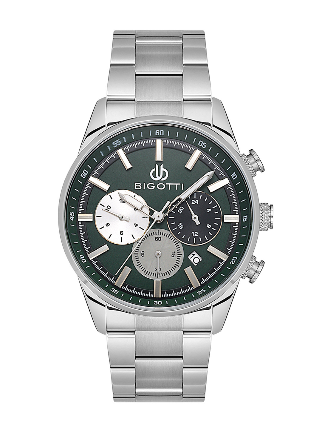

BIGOTTI Men Dial & Stainless Steel Bracelet Style Straps Analogue Watch BG.1.10542-3, Green