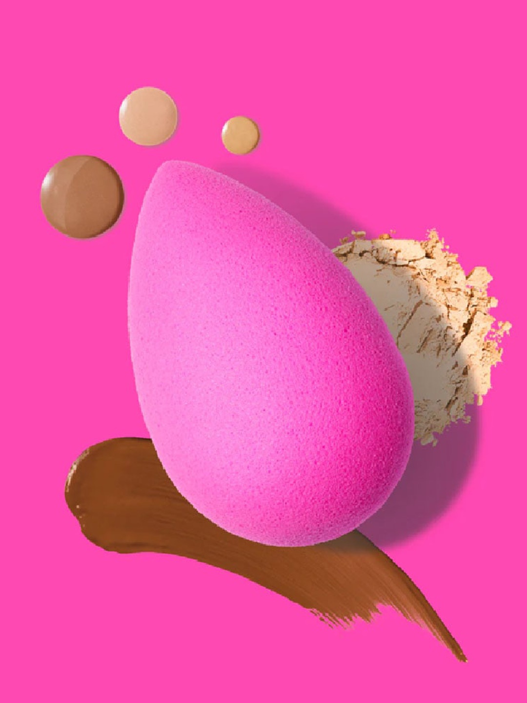 

Veoni BELLE Set Of 2 Mini Makeup Beauty Blender Sponge - Black & Pink