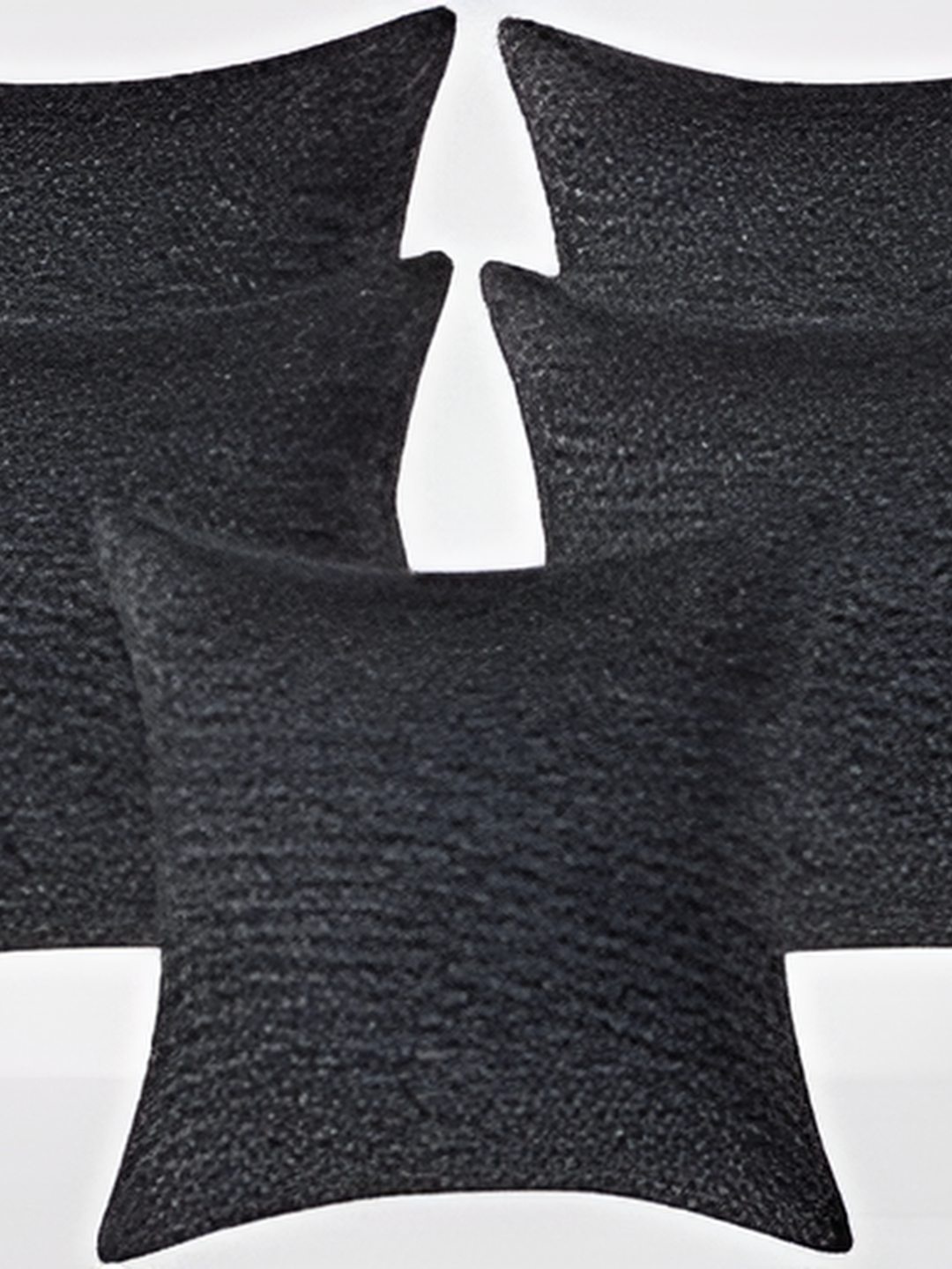

CASA-NEST Black 5 Pieces Jute Cotton Cushion Covers