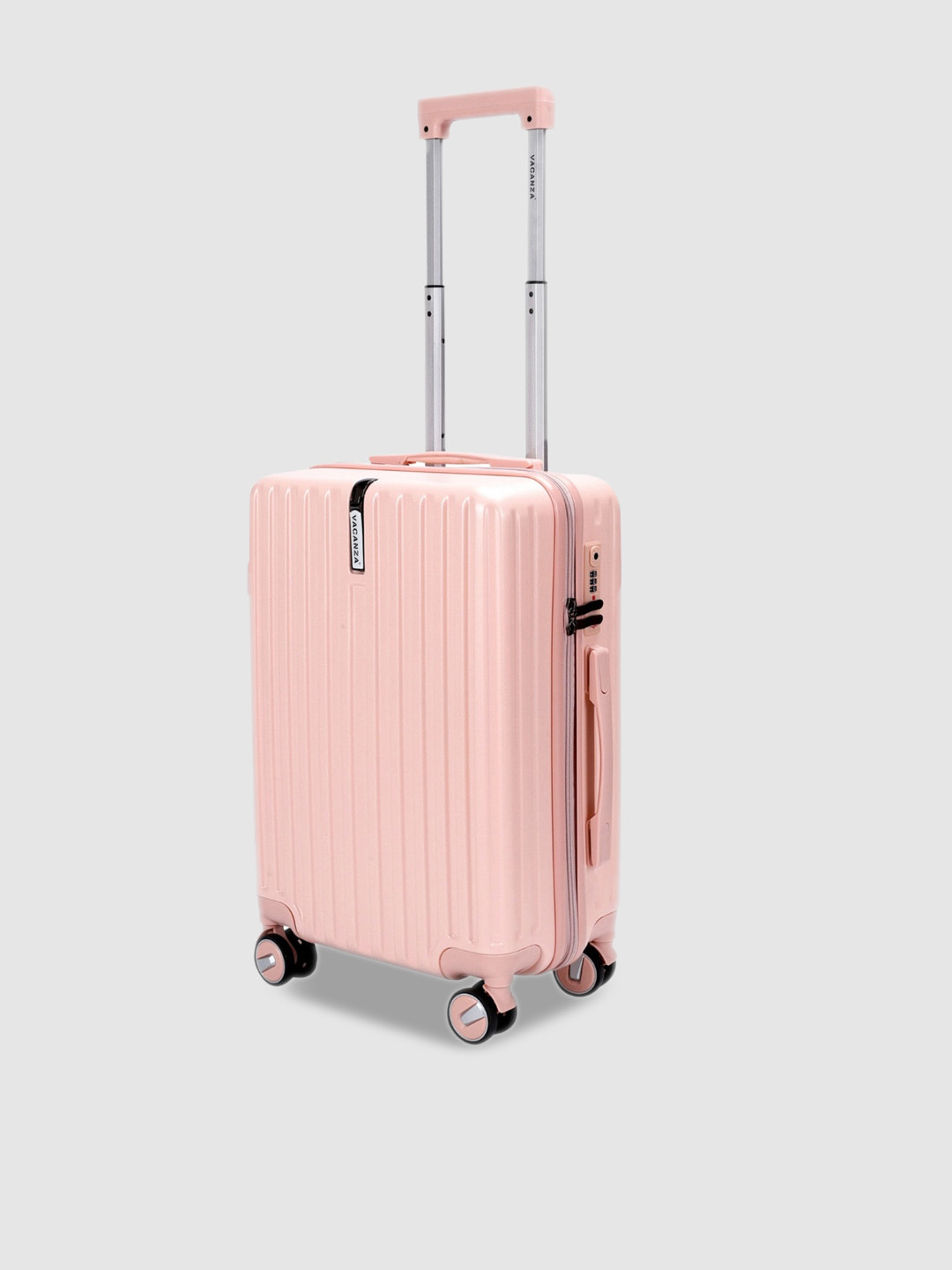 

3G Textured Hard-Sided Cabin Trolley Bag, Pink
