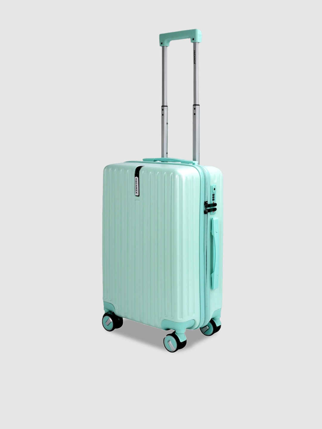 

3G Green Textured Luggage Trolly Bags Suitcase