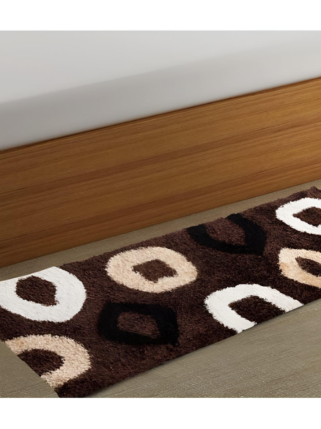 

Shopgallery Brown & White Geometric Soft & Anti-skid Floor Runner